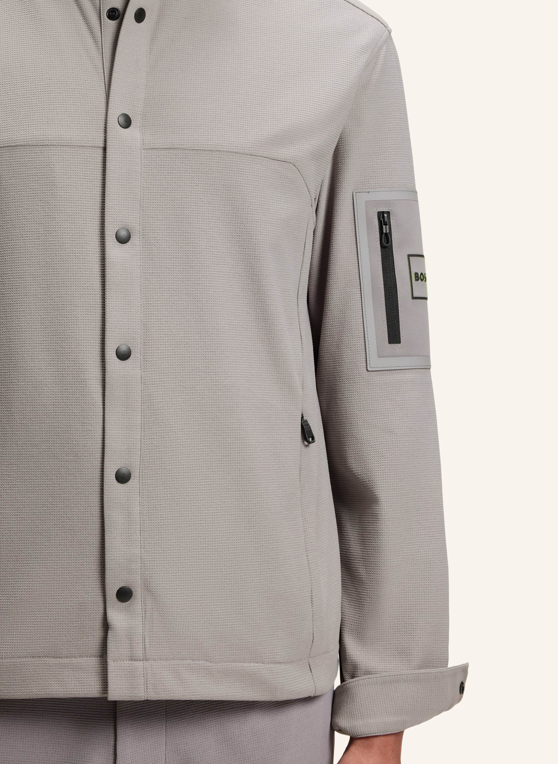 Thumbnail - Boss Casual Hemd St_Tour Waffle L Relaxed Fit grau