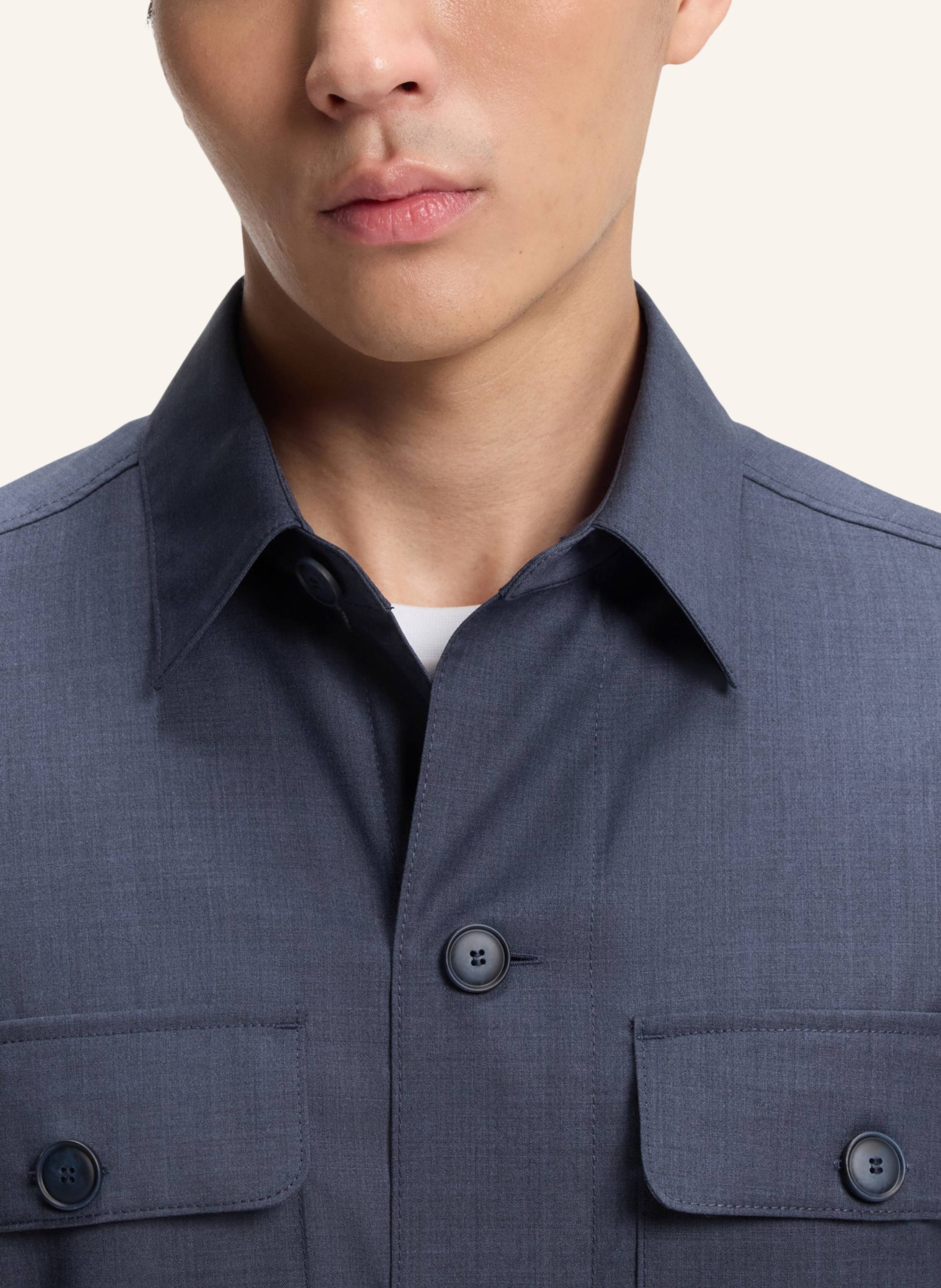 Thumbnail - Boss Blazer P-Carper-Os-Wg-262 Relaxed Fit blau