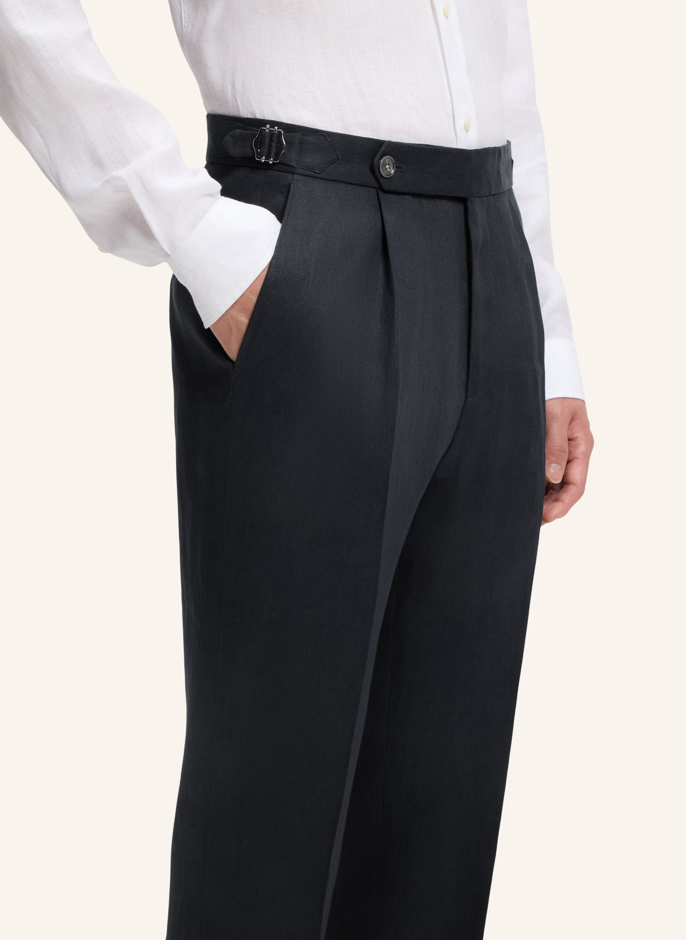 Thumbnail - Boss Business Hose H-Perino-Pl-Dtl-262 Relaxed Fit blau