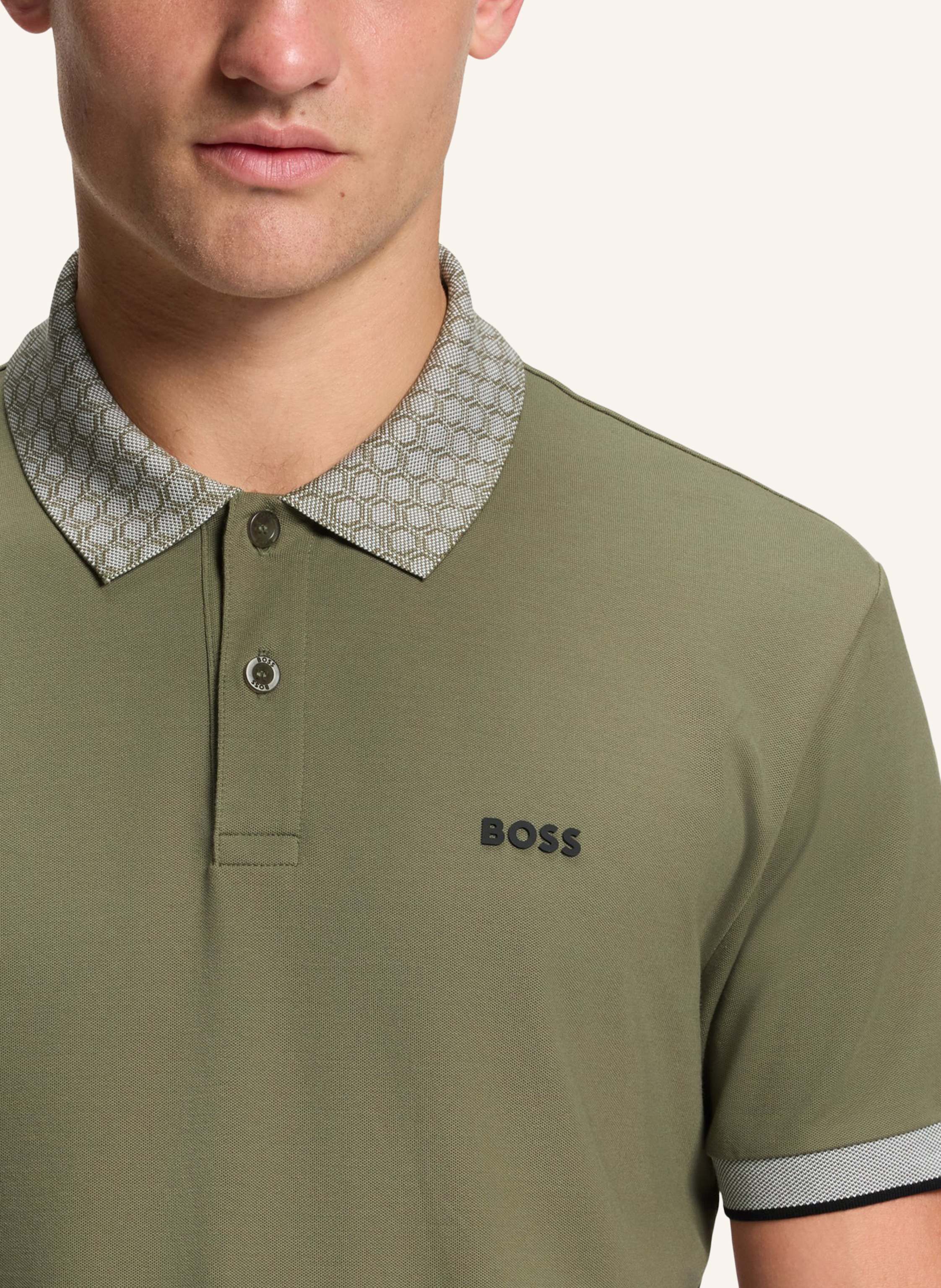 Thumbnail - Boss Poloshirt Pl_Goc Chip Paddy Regular Fit gruen