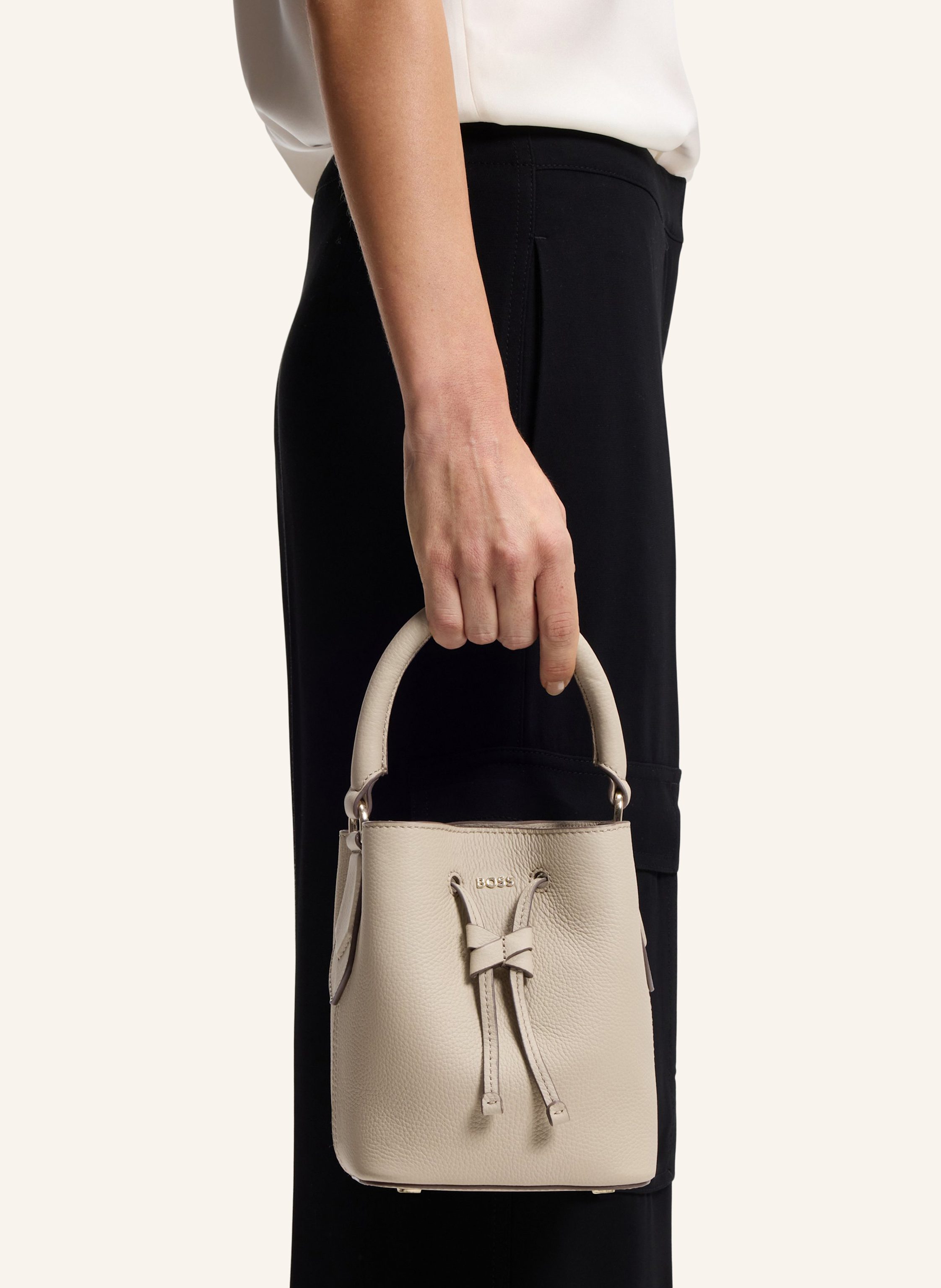 Thumbnail - Boss Umhängetasche Lenah Sm Bucket beige