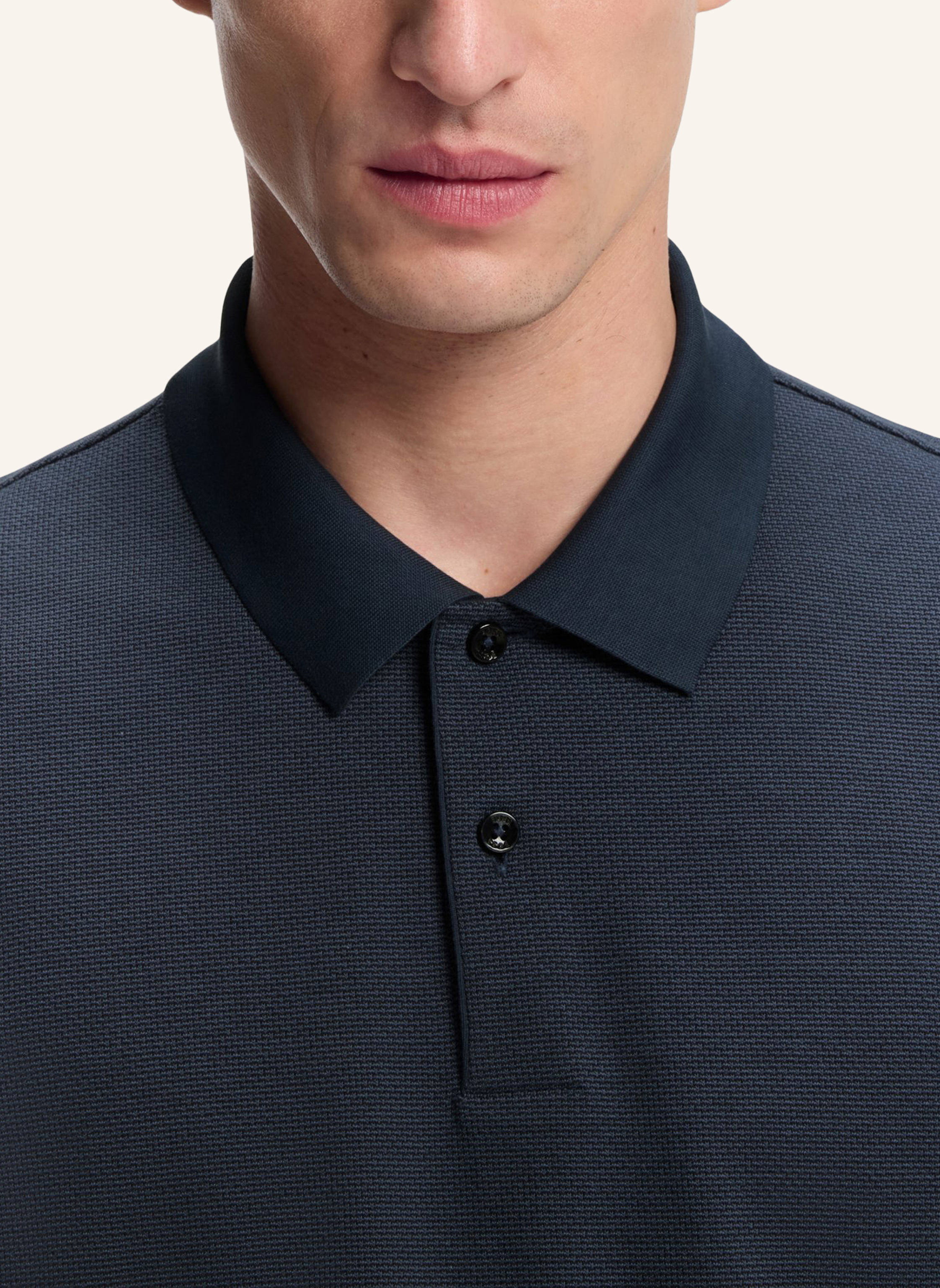 Thumbnail - Boss Piqué-Poloshirt Parlay blau