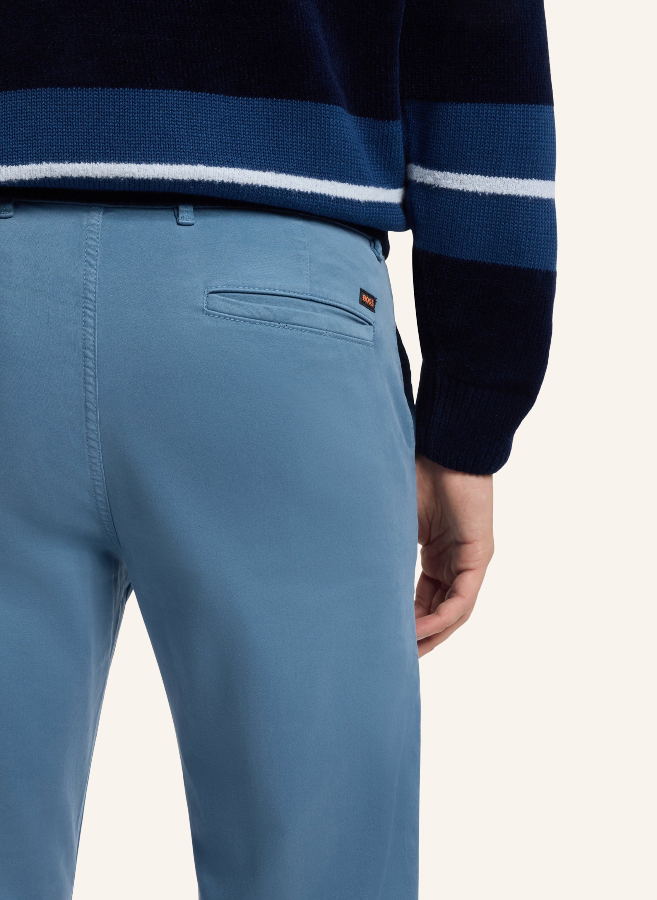 Thumbnail - Boss Chino Chino Slim Fit blau