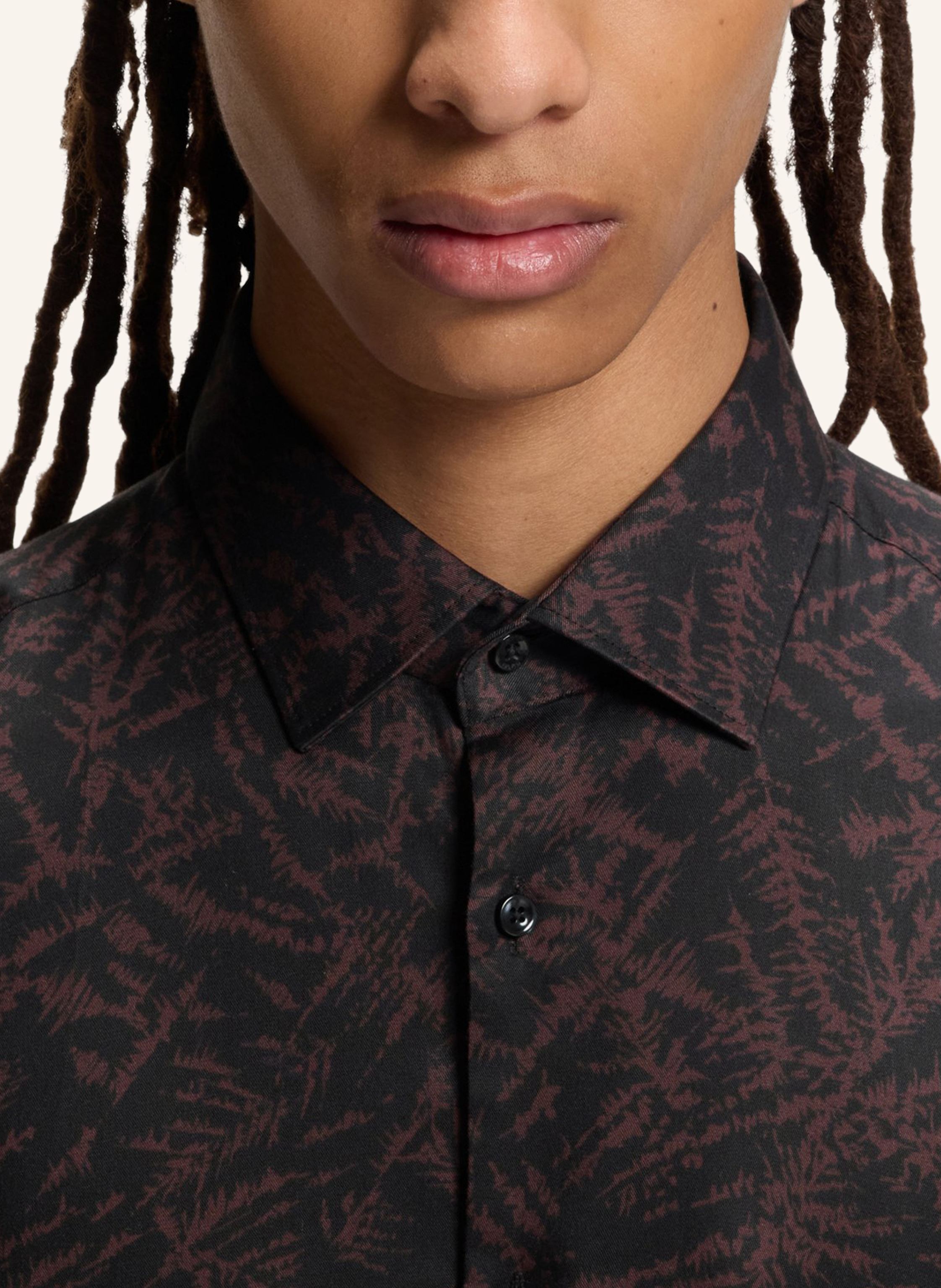 Thumbnail - Hugo Business Hemd Kenno Slim Fit braun