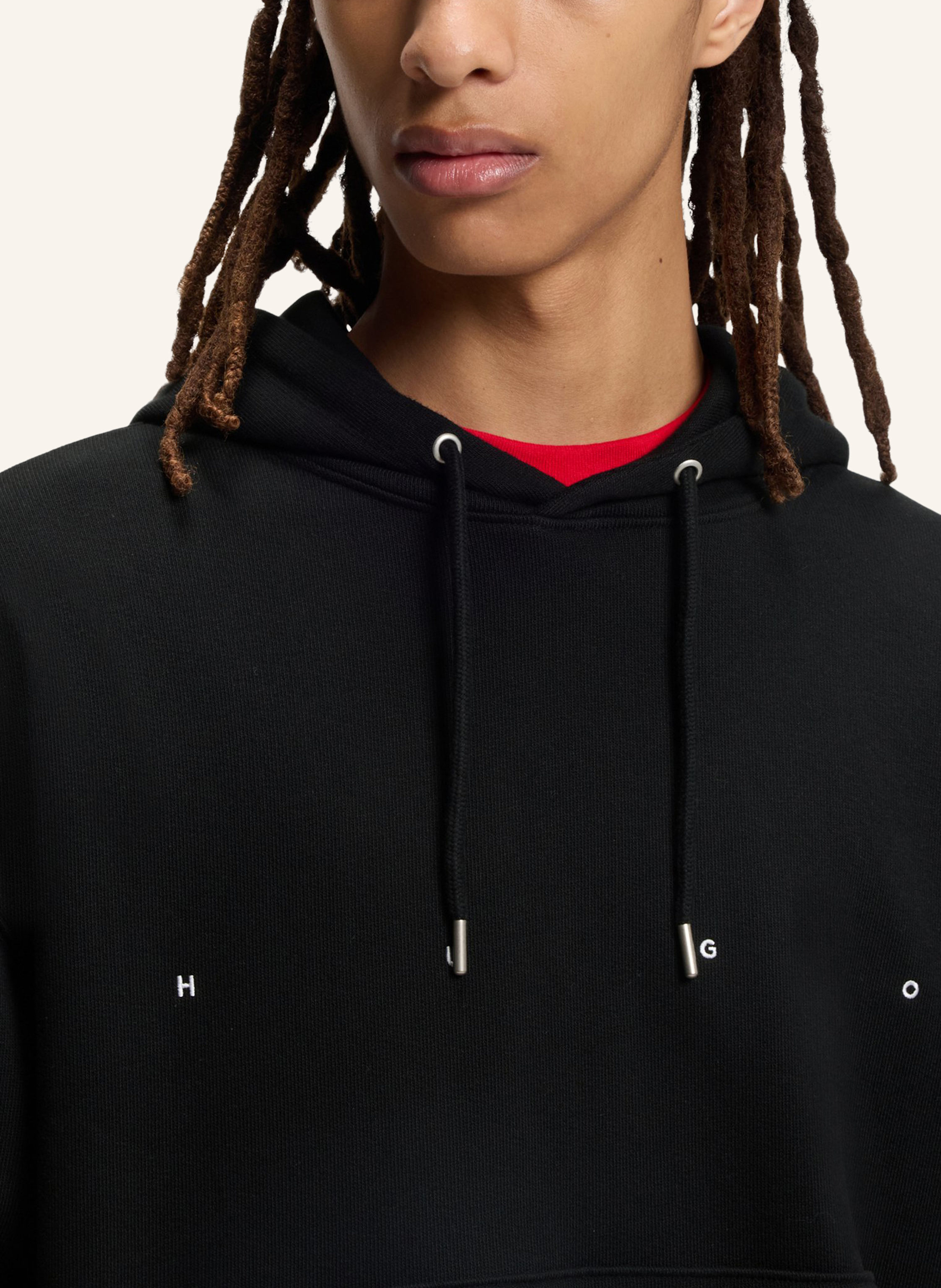 Thumbnail - Hugo Sweatshirt Doland Oversize Fit schwarz