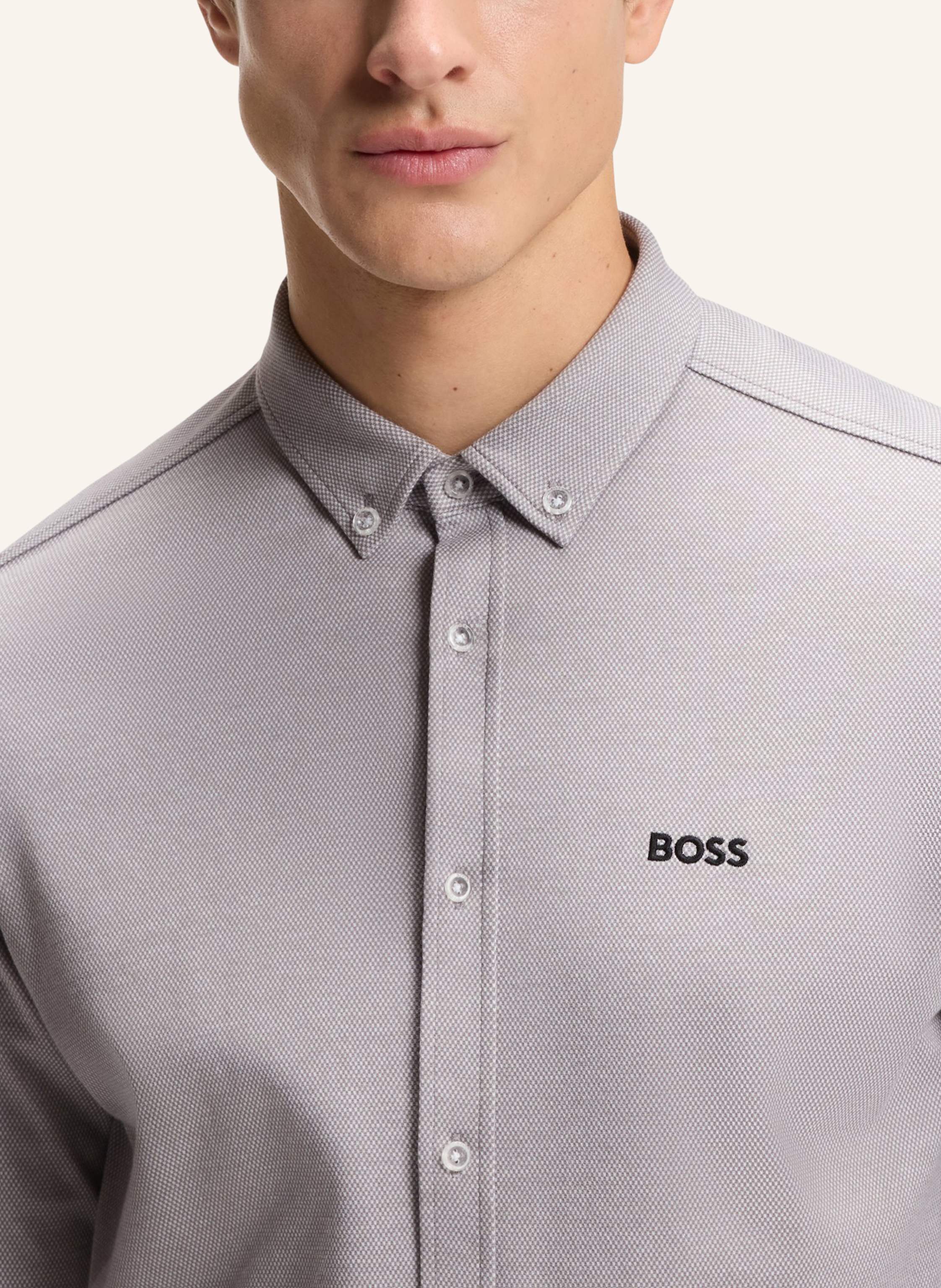 Thumbnail - Boss Casual Hemd St_Motion L Regular Fit grau