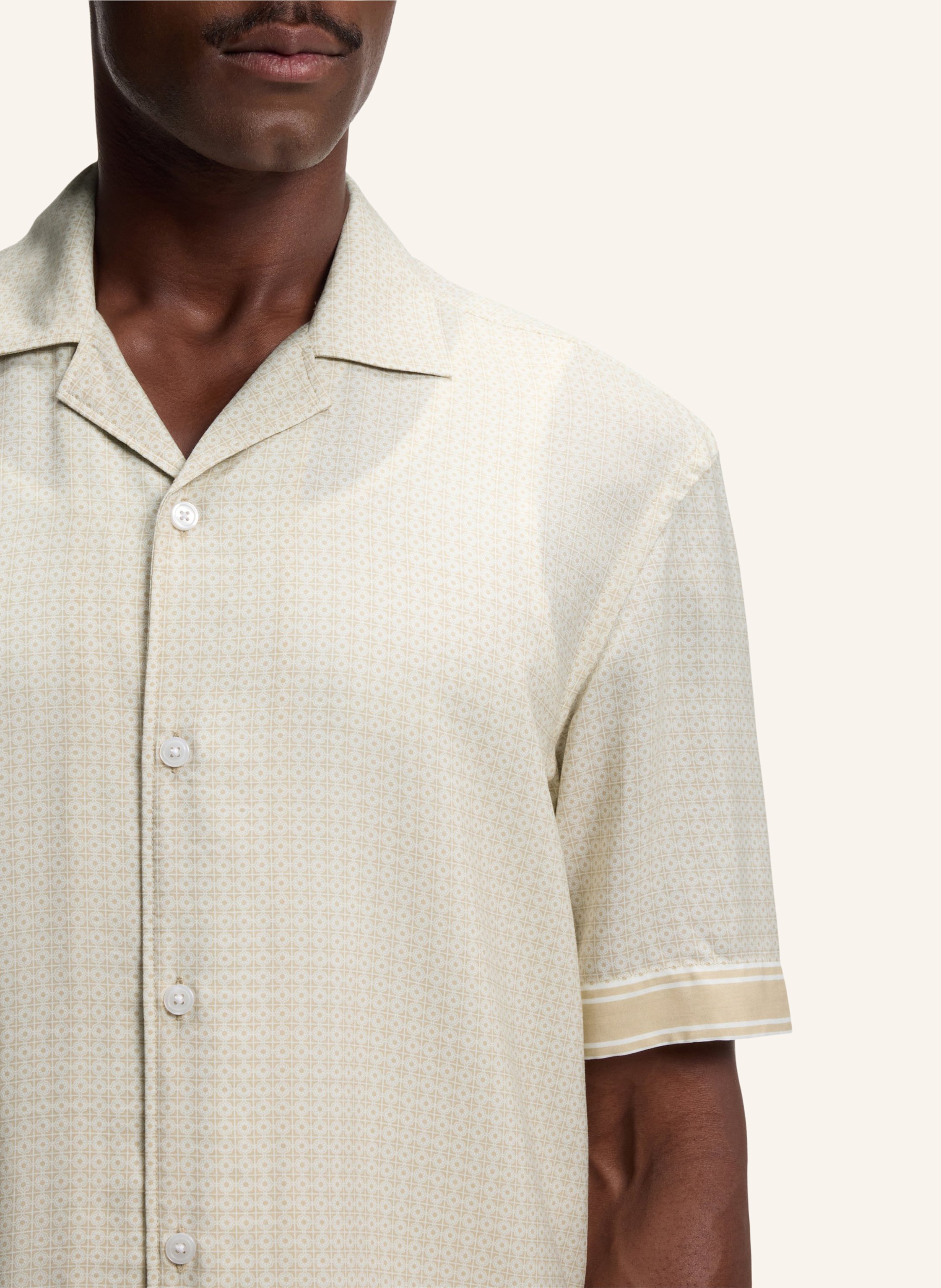 Thumbnail - Boss Casual Hemd C-Lars-Camp-B-262 Relaxed Fit beige