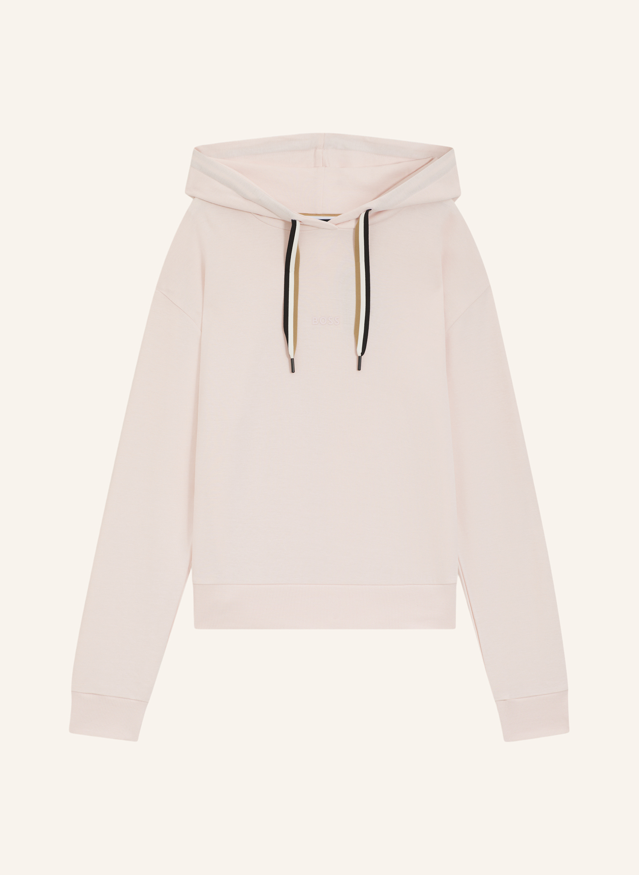 Boss Lounge-Hoodie Stripe pink