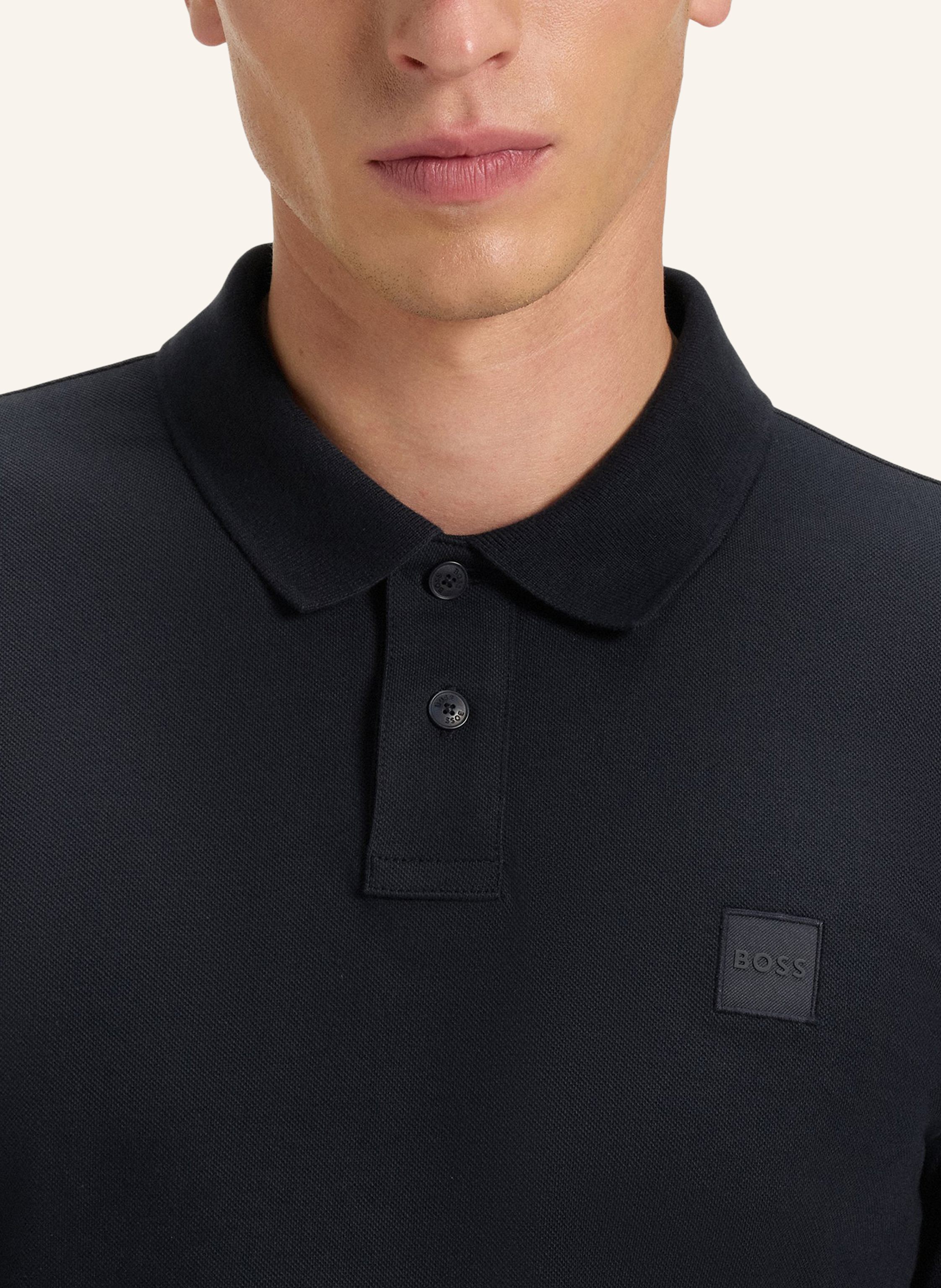 Thumbnail - Boss Piqué-Poloshirt Passerby Slim Fit blau