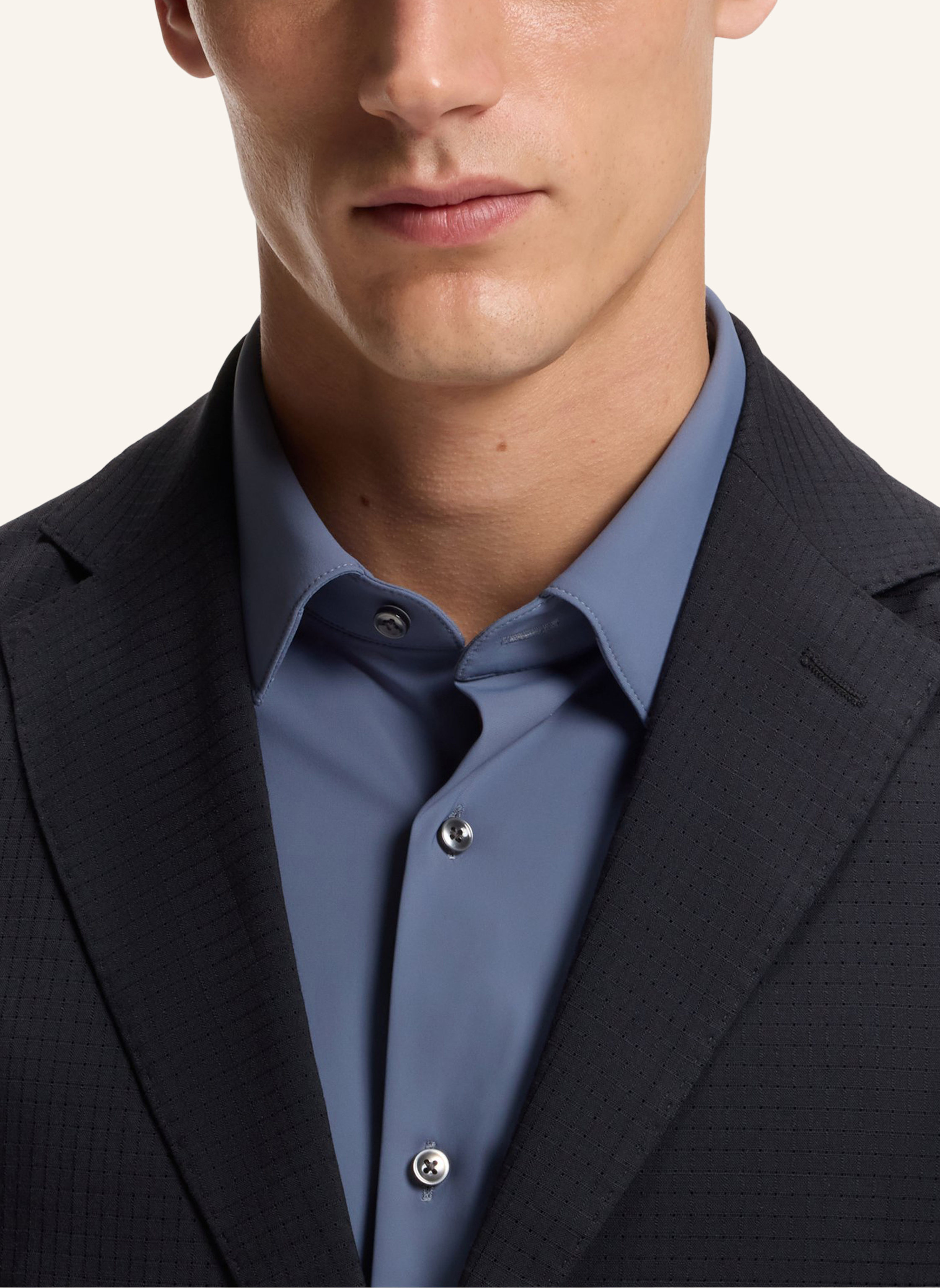 Thumbnail - Boss Blazer P-Hanry-Wg-Pk-262f Slim Fit blau