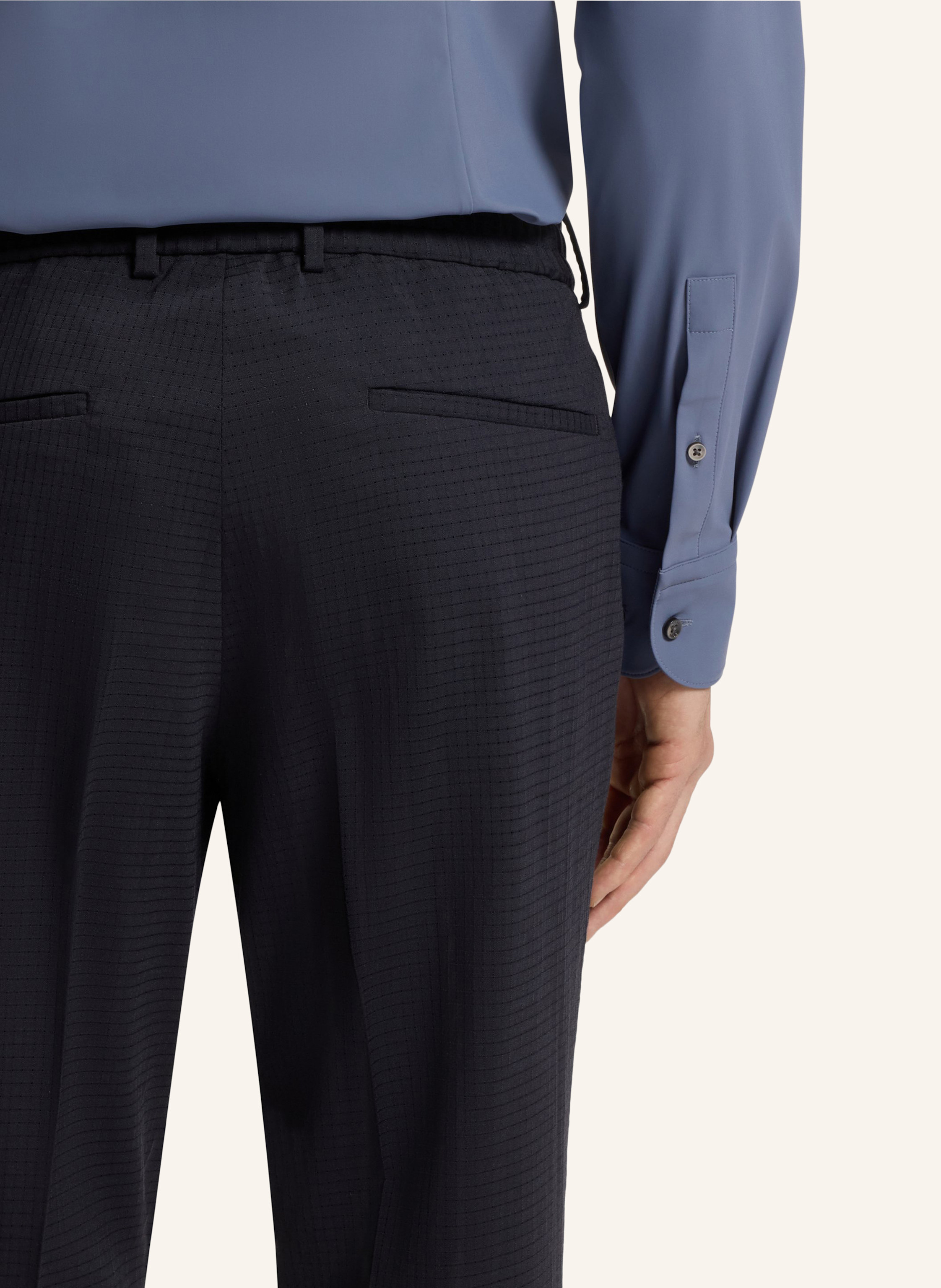 Thumbnail - Boss Business Hose P-Genius-rdswgpk262f Slim Fit blau