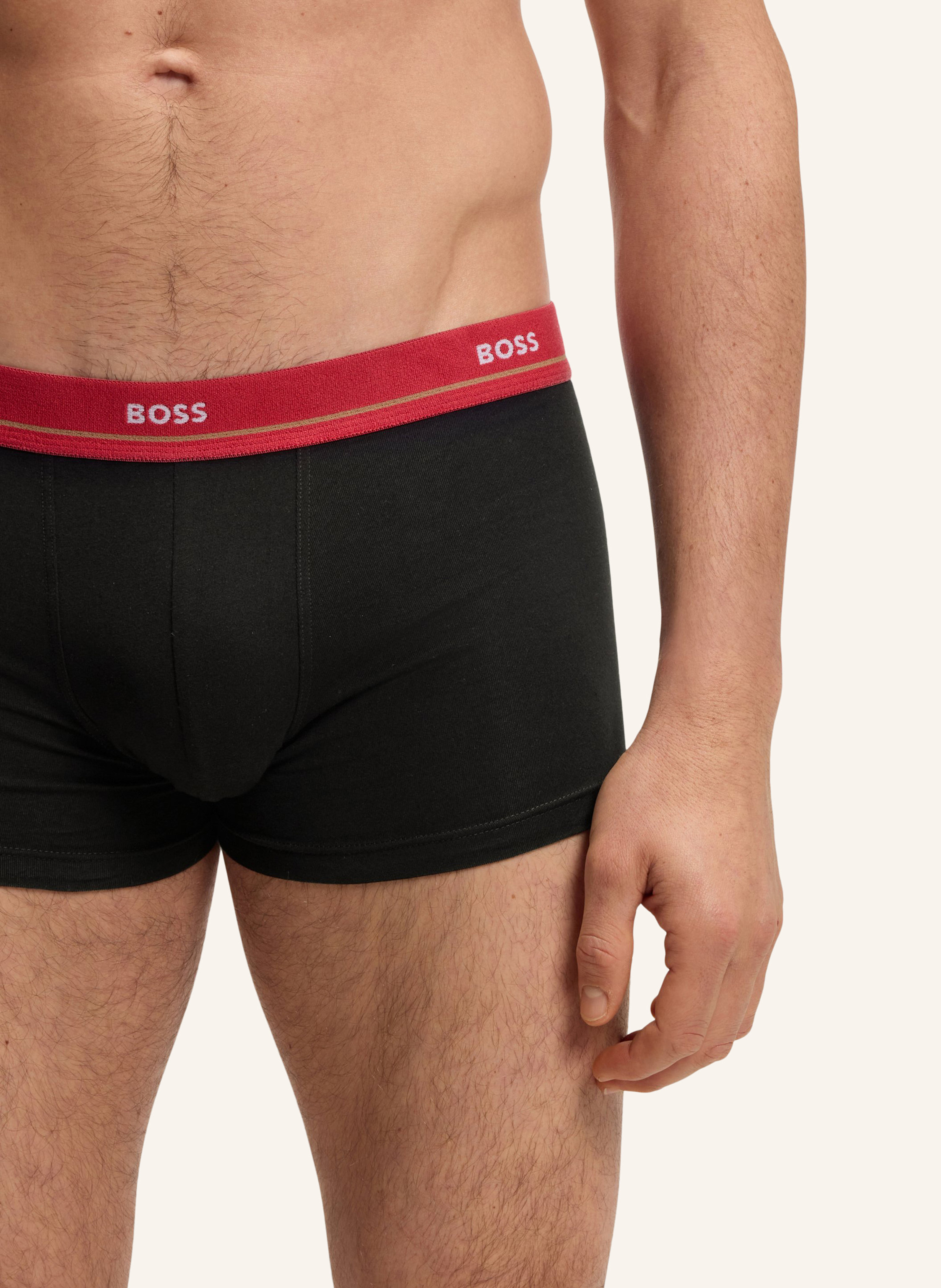Thumbnail - Boss Boxershort Trunk 5p Essential grau