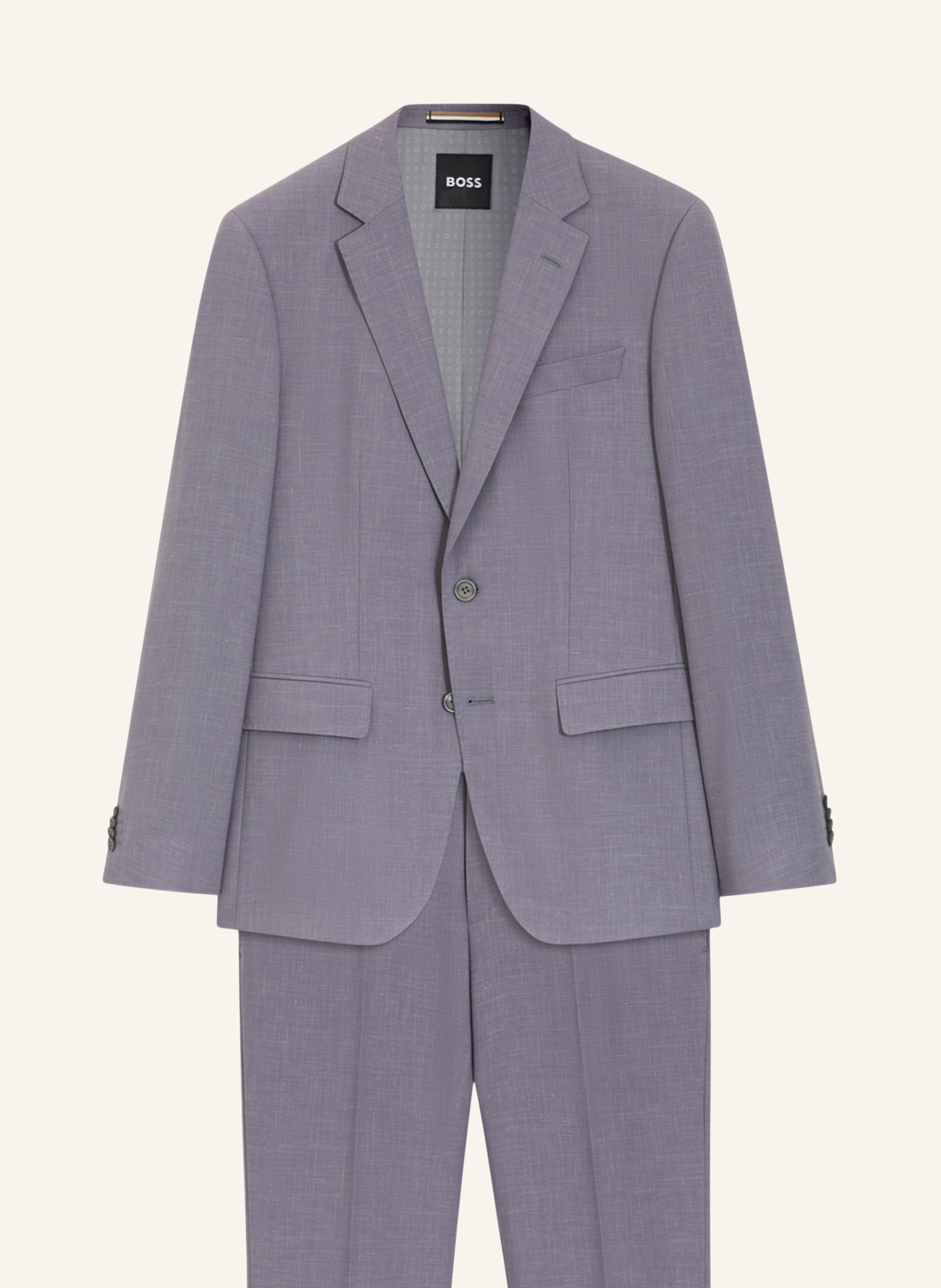 Boss Boss Anzug Huge Slim Fit lila in LILA