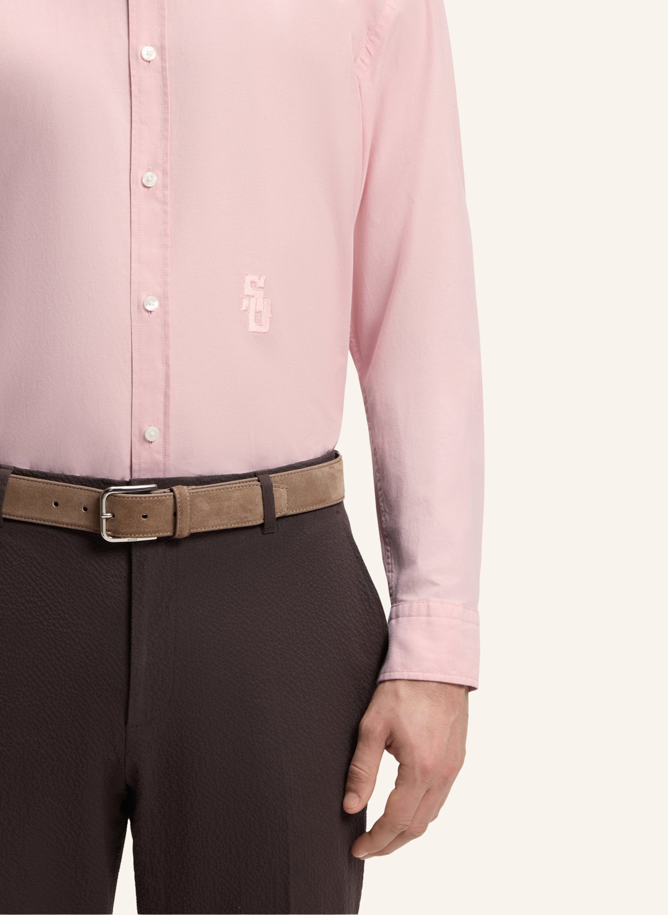 Thumbnail - Boss Casual Hemd H-Liam-Bd-E_So Regular Fit pink