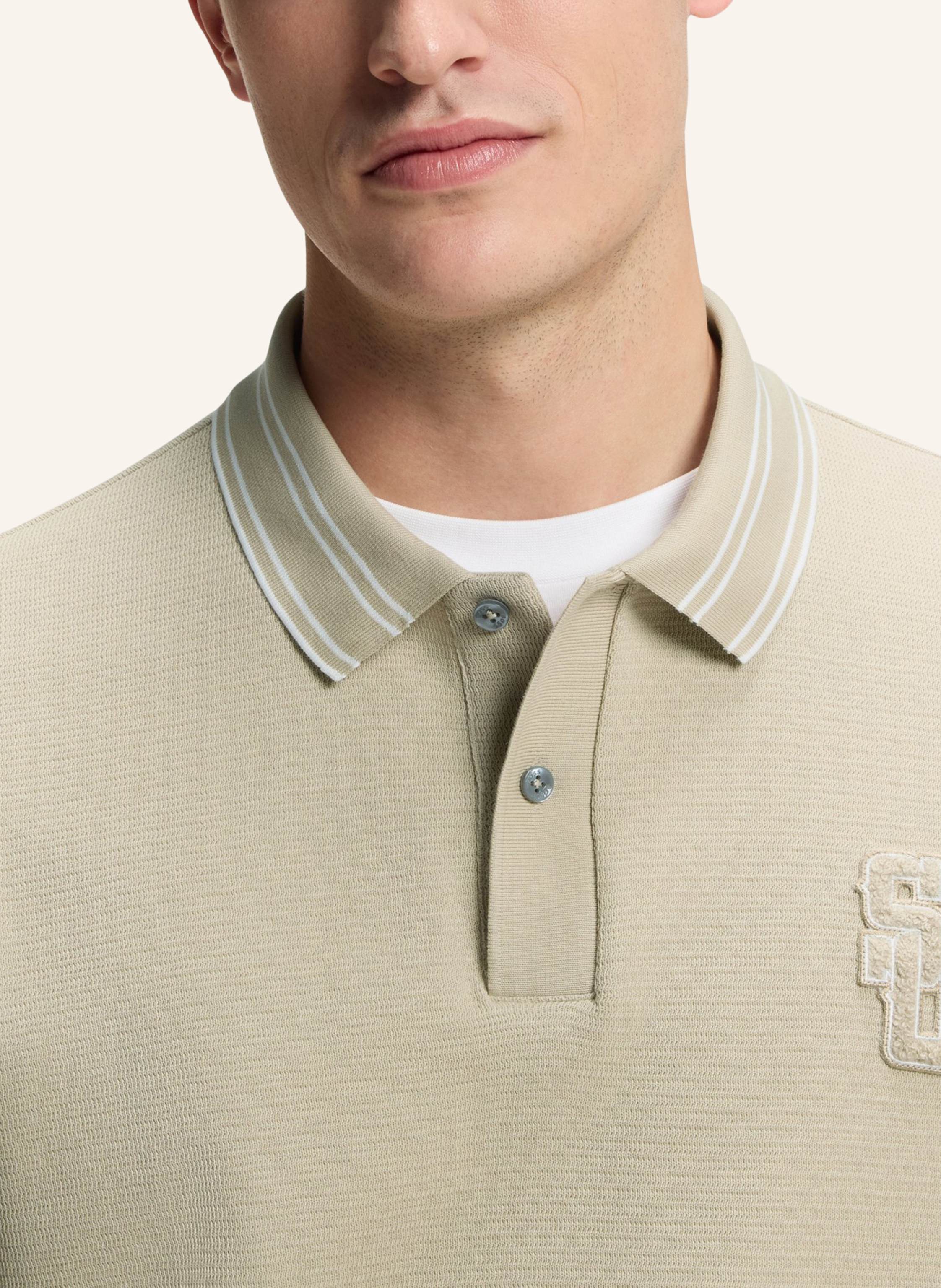 Thumbnail - Boss Poloshirt C-Piano 50_So Relaxed Fit beige
