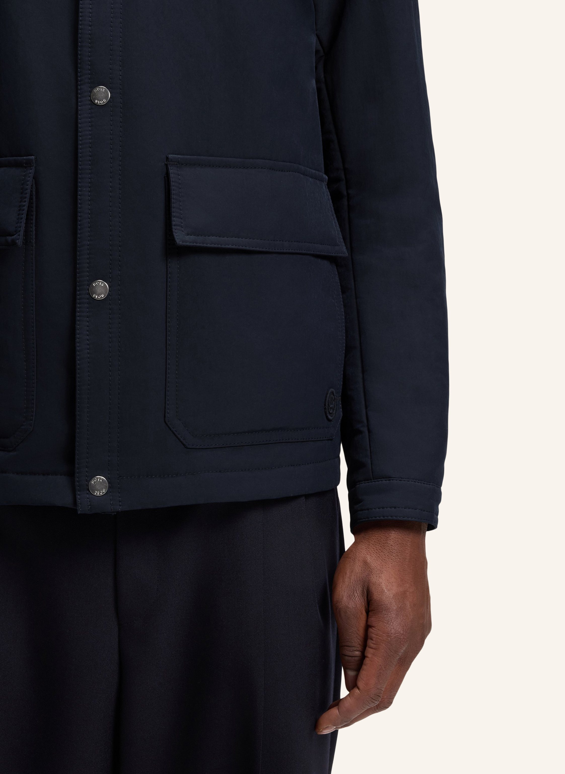 Thumbnail - Boss Casual Jacke C-Covter Relaxed Fit blau