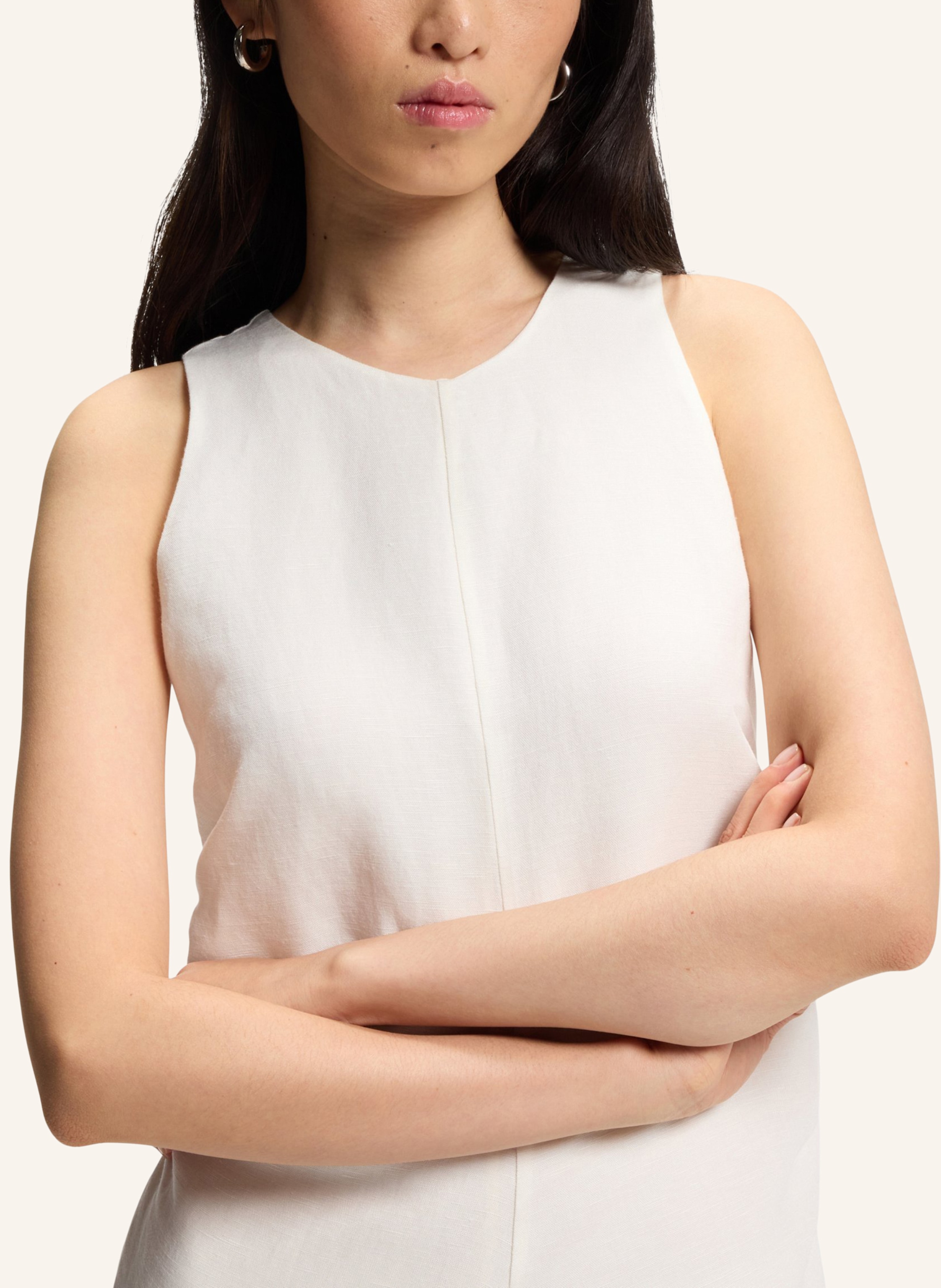 Thumbnail - Boss Business Kleid C_Delinna Regular Fit beige