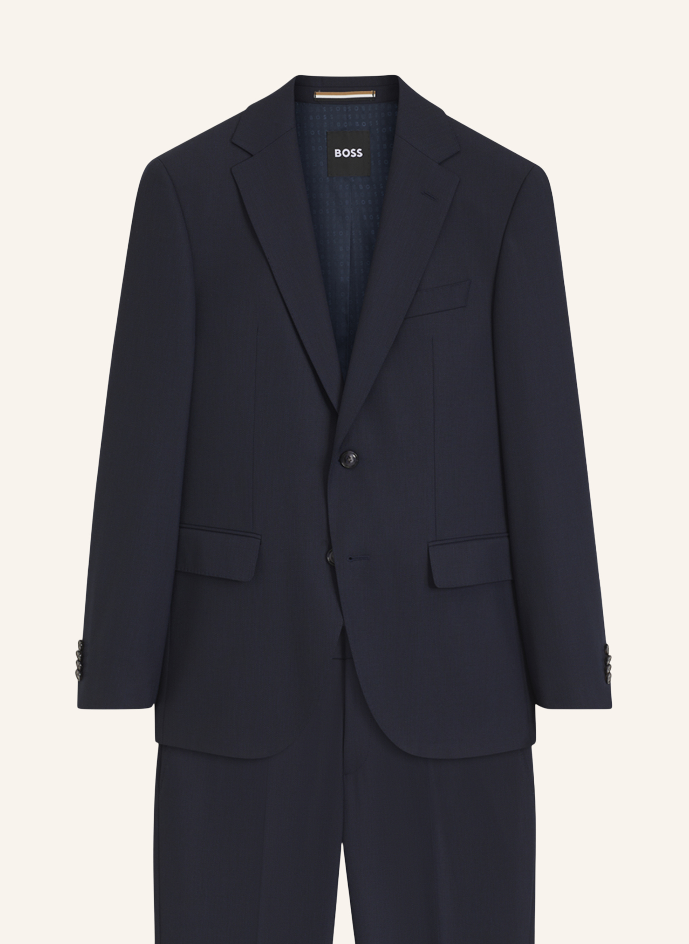Boss Boss Business Anzug H-Jeckson-2pcs-253 Regular Fit blau in DUNKELBLAU