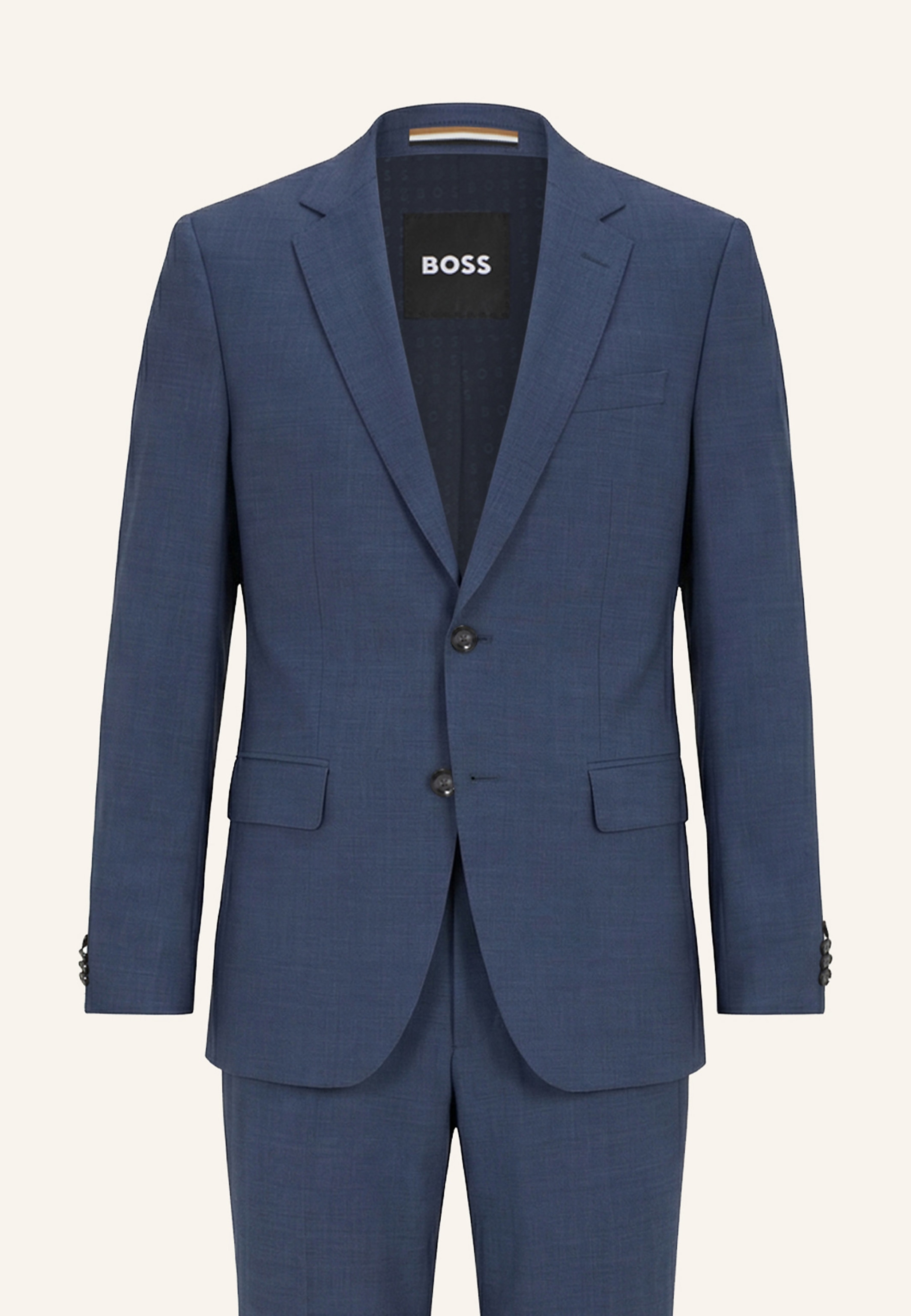 Boss Boss Business Anzug H-Huge-2pcs-253 Slim Fit blau in BLAU