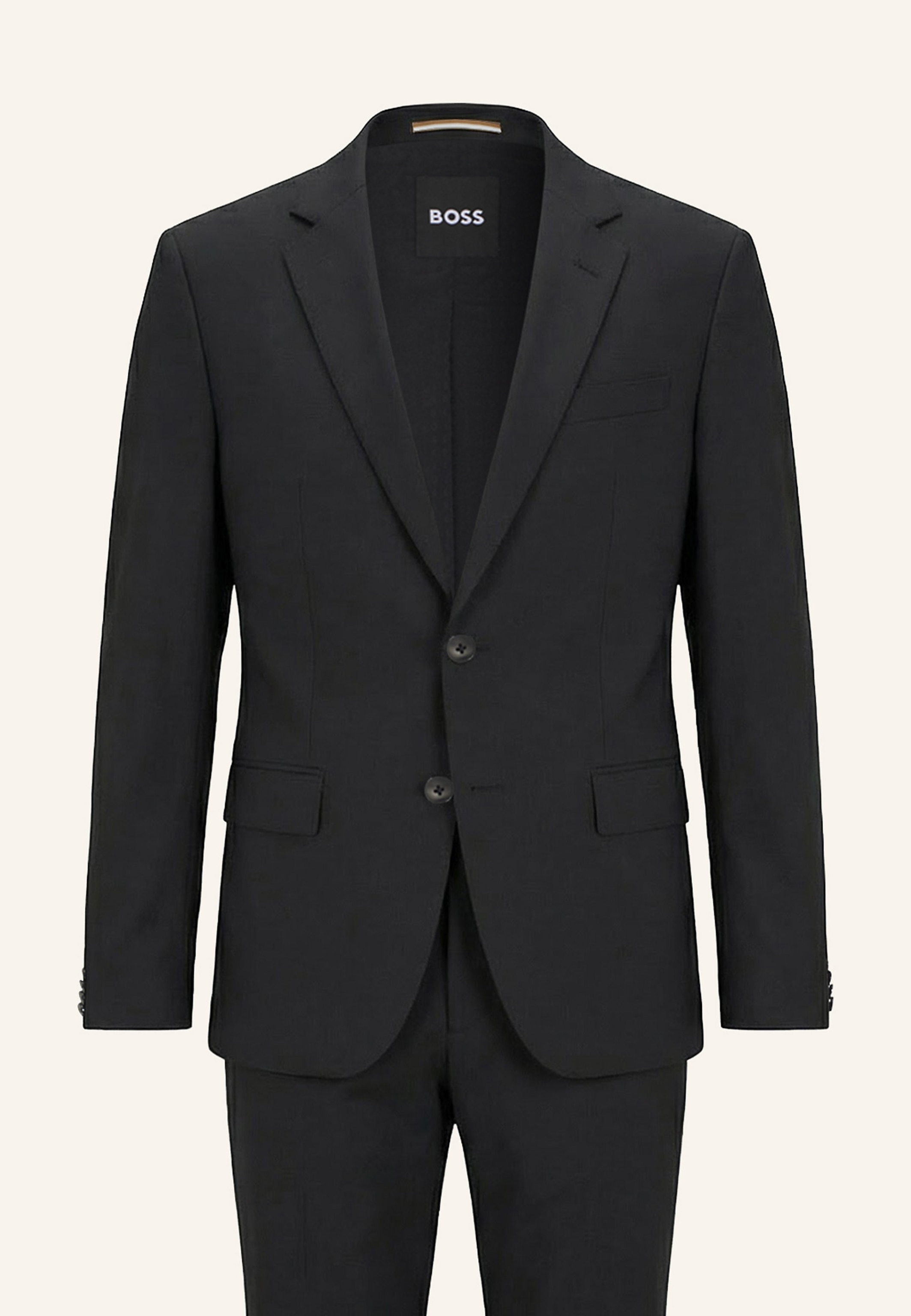 Boss Boss Business Anzug H-Huge-2pcs-224 Slim Fit grau in DUNKELGRAU