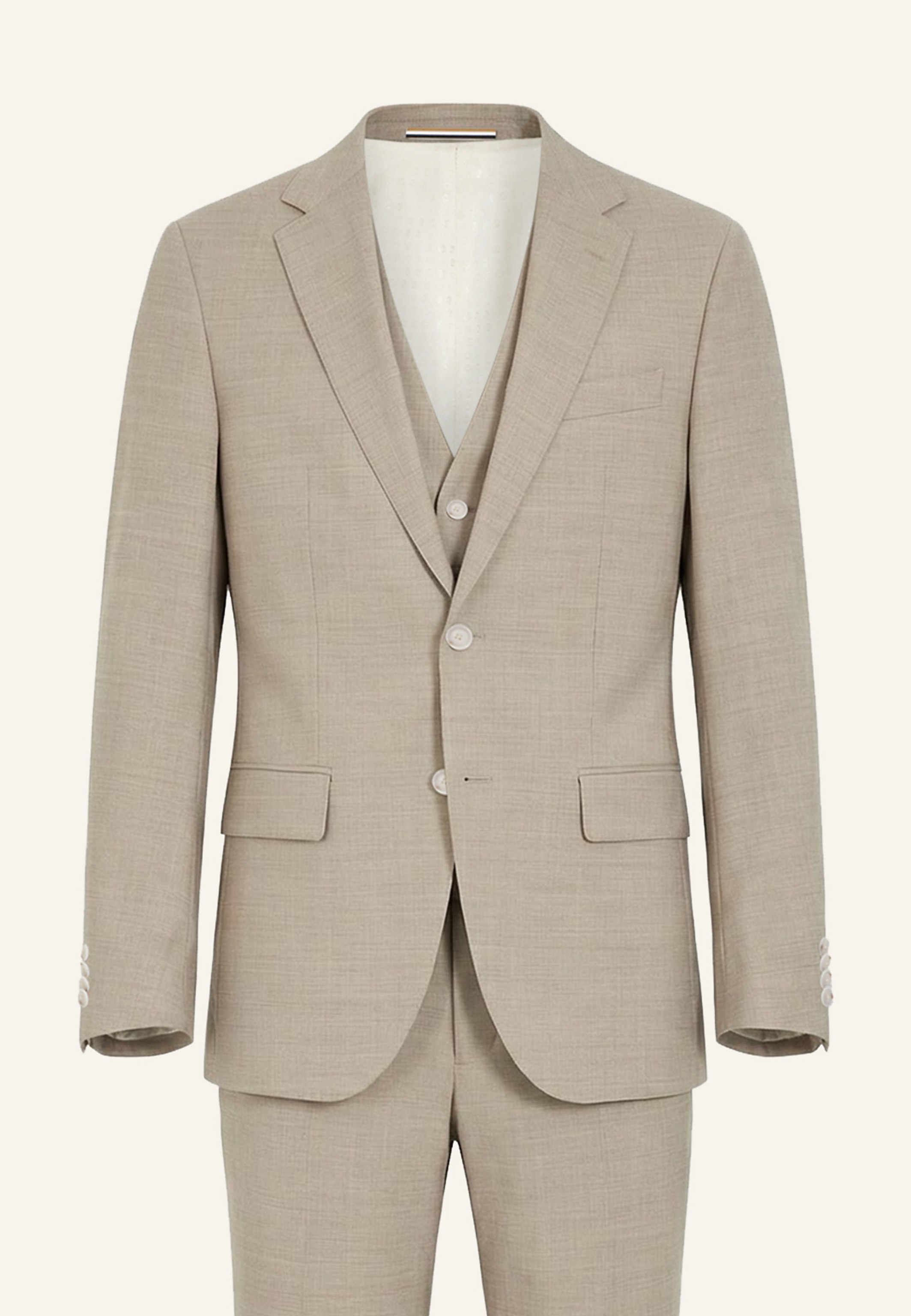 Boss Boss Business Anzug H-Jeckson-3pcs-253 Regular Fit gruen in KHAKI