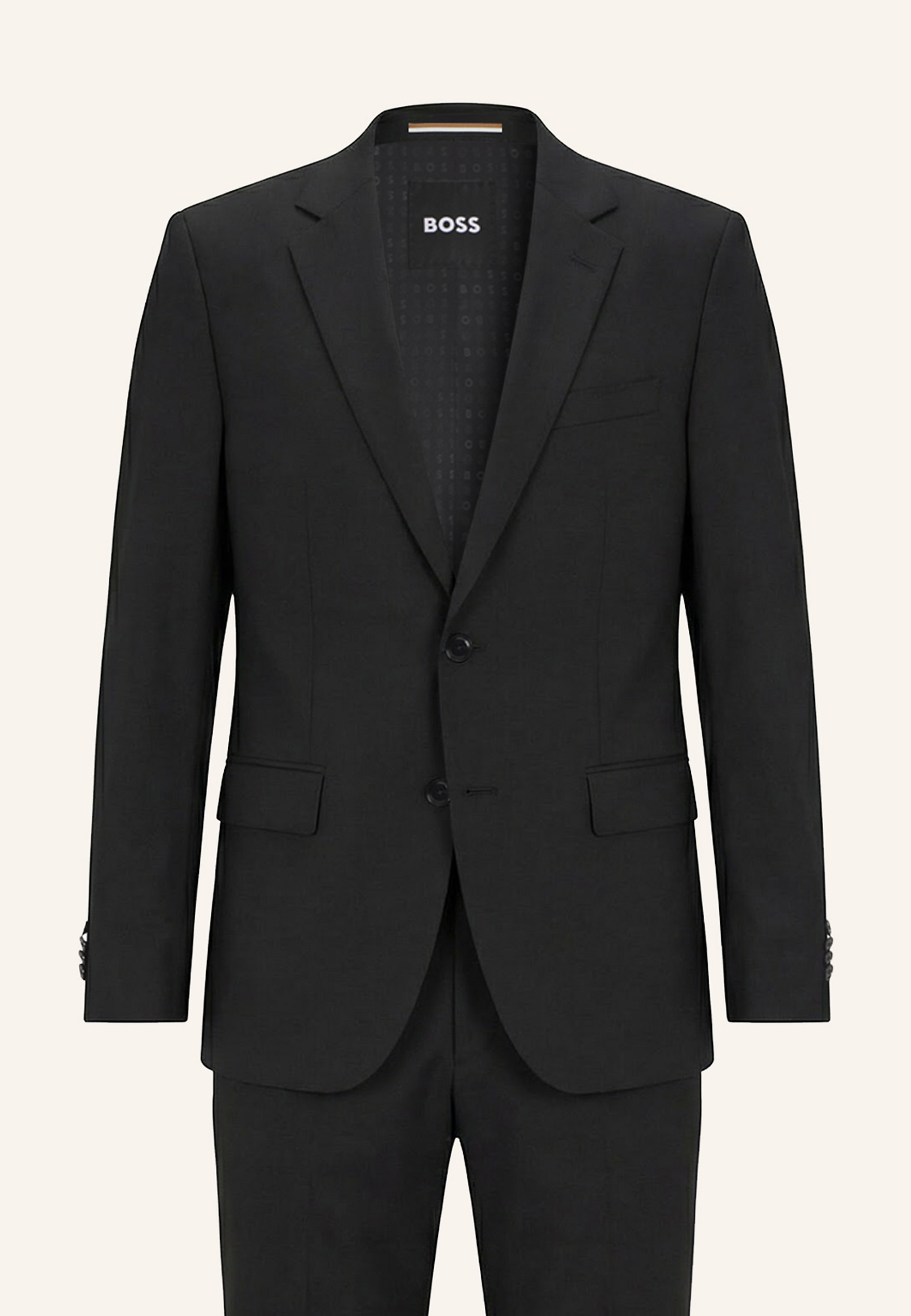 Boss Boss Business Anzug H-Jeckson-2pcs-253 Regular Fit schwarz in SCHWARZ
