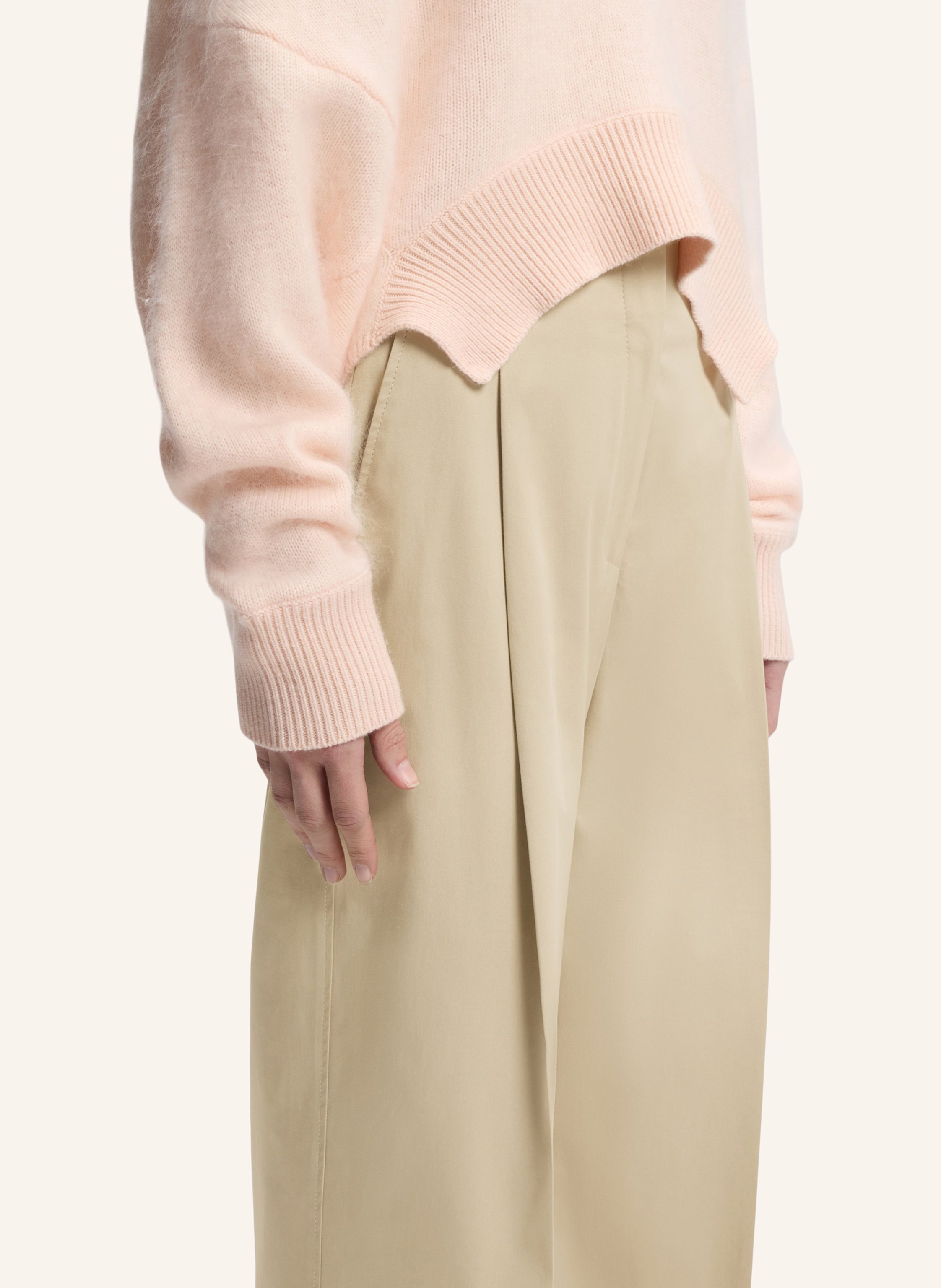 Thumbnail - Boss Business Hose Tulotta Relaxed Fit beige