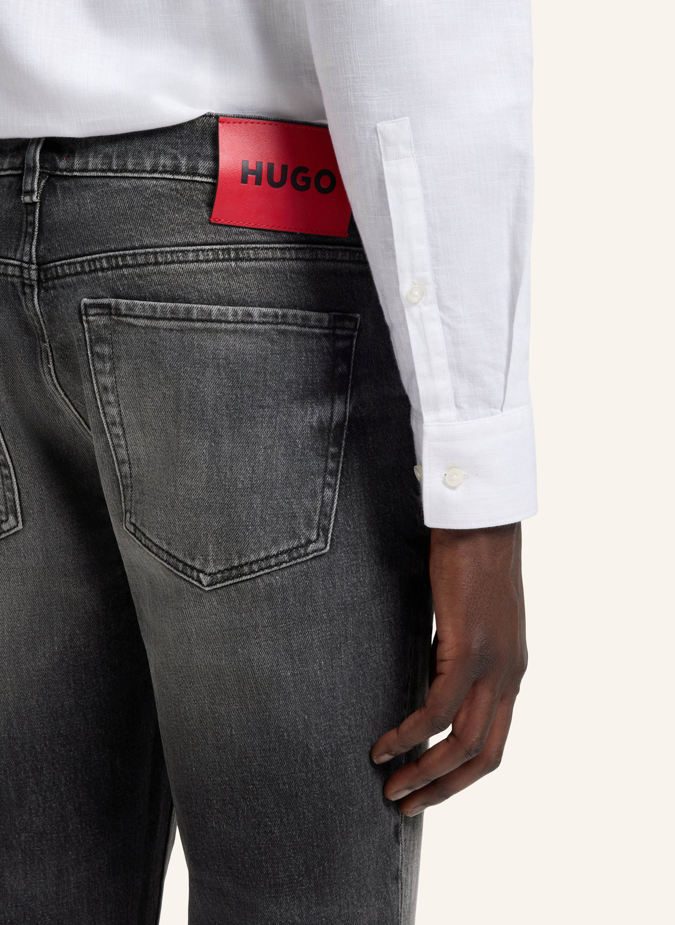 Thumbnail - Hugo Jeans Hugo 634 Tapered Fit grau