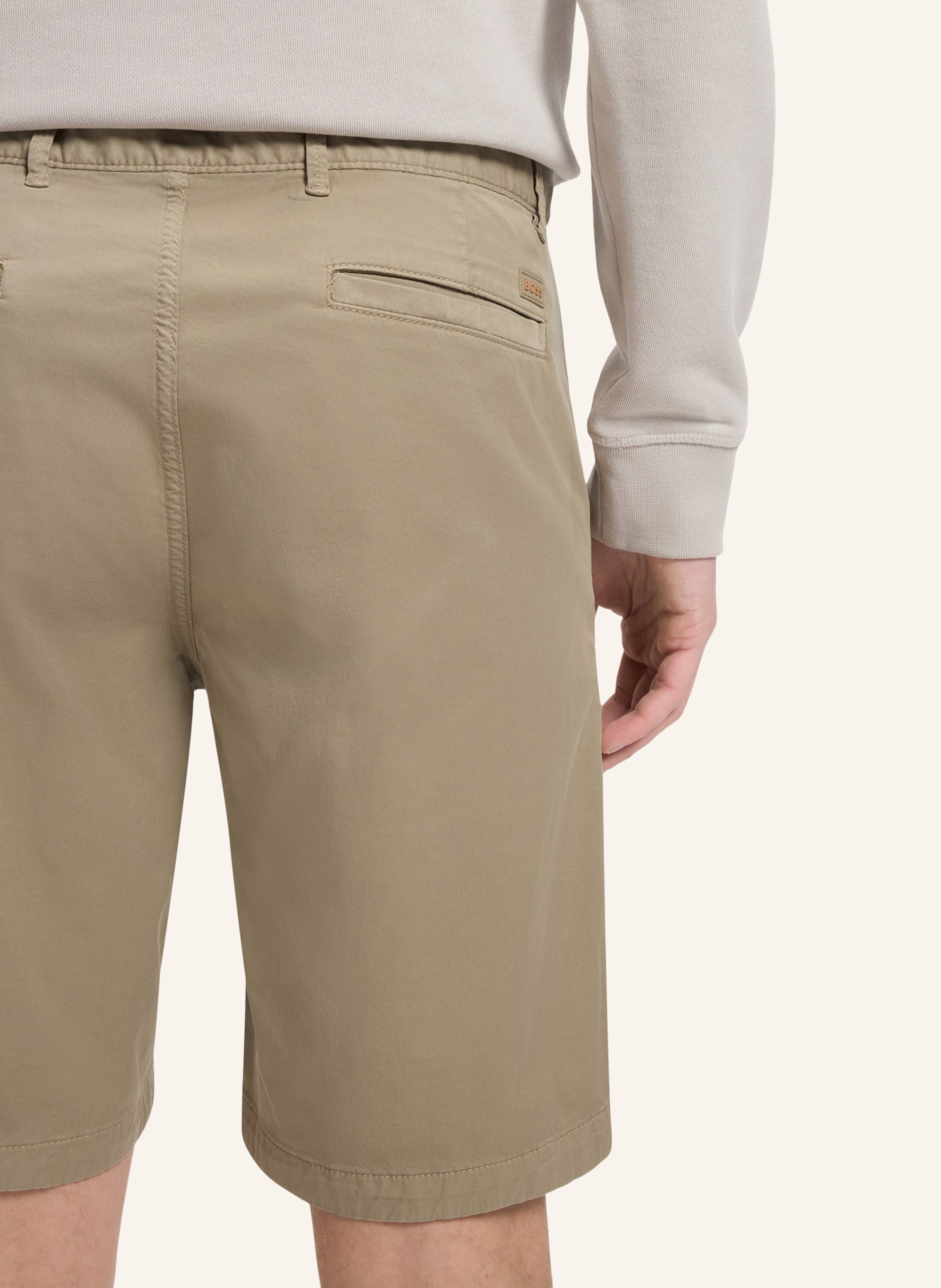 Thumbnail - Boss Chinoshorts Slim Fit braun