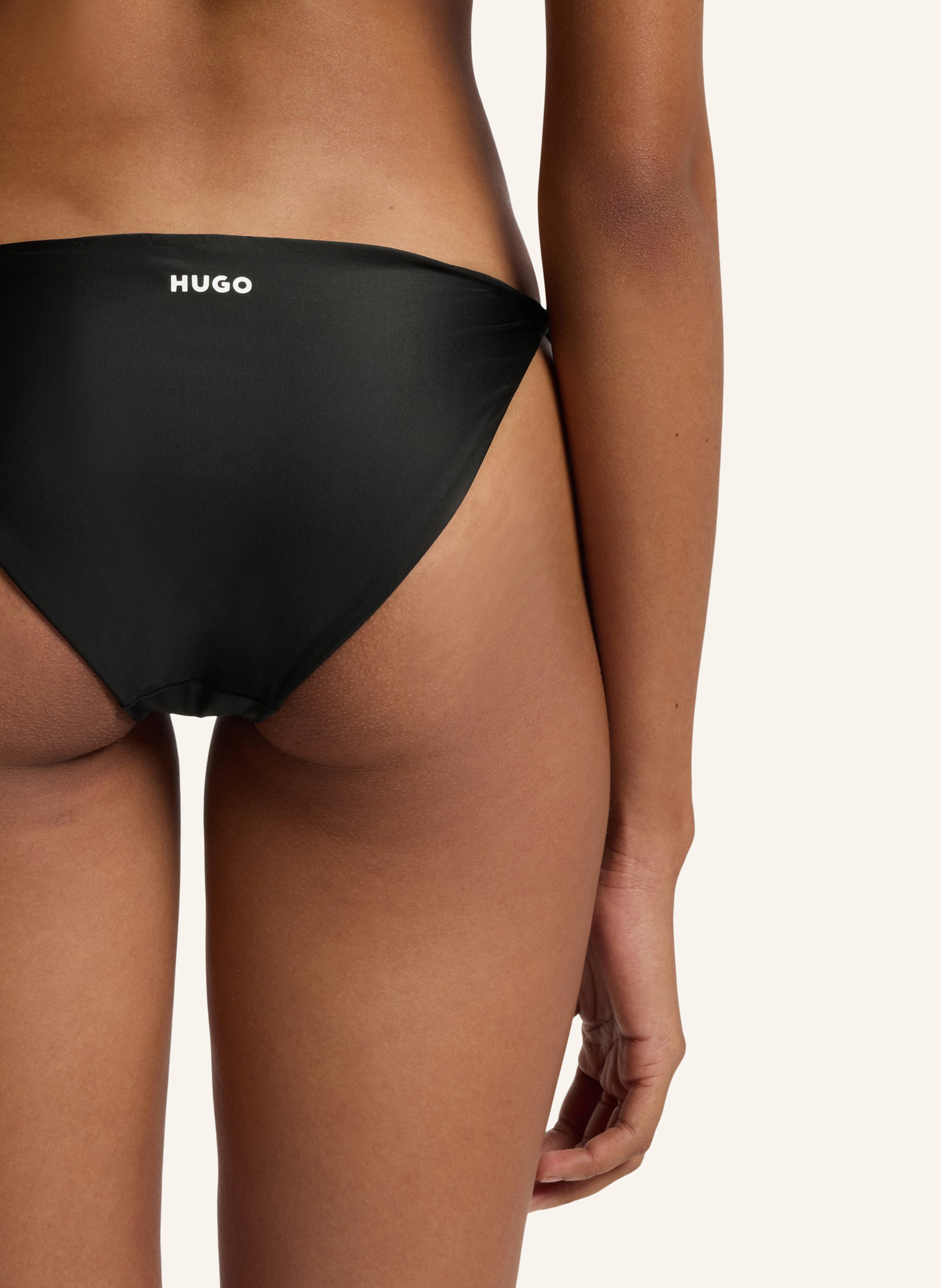 Thumbnail - Hugo Bikini-Unterteil Pure Side Tie Regular Fit schwarz