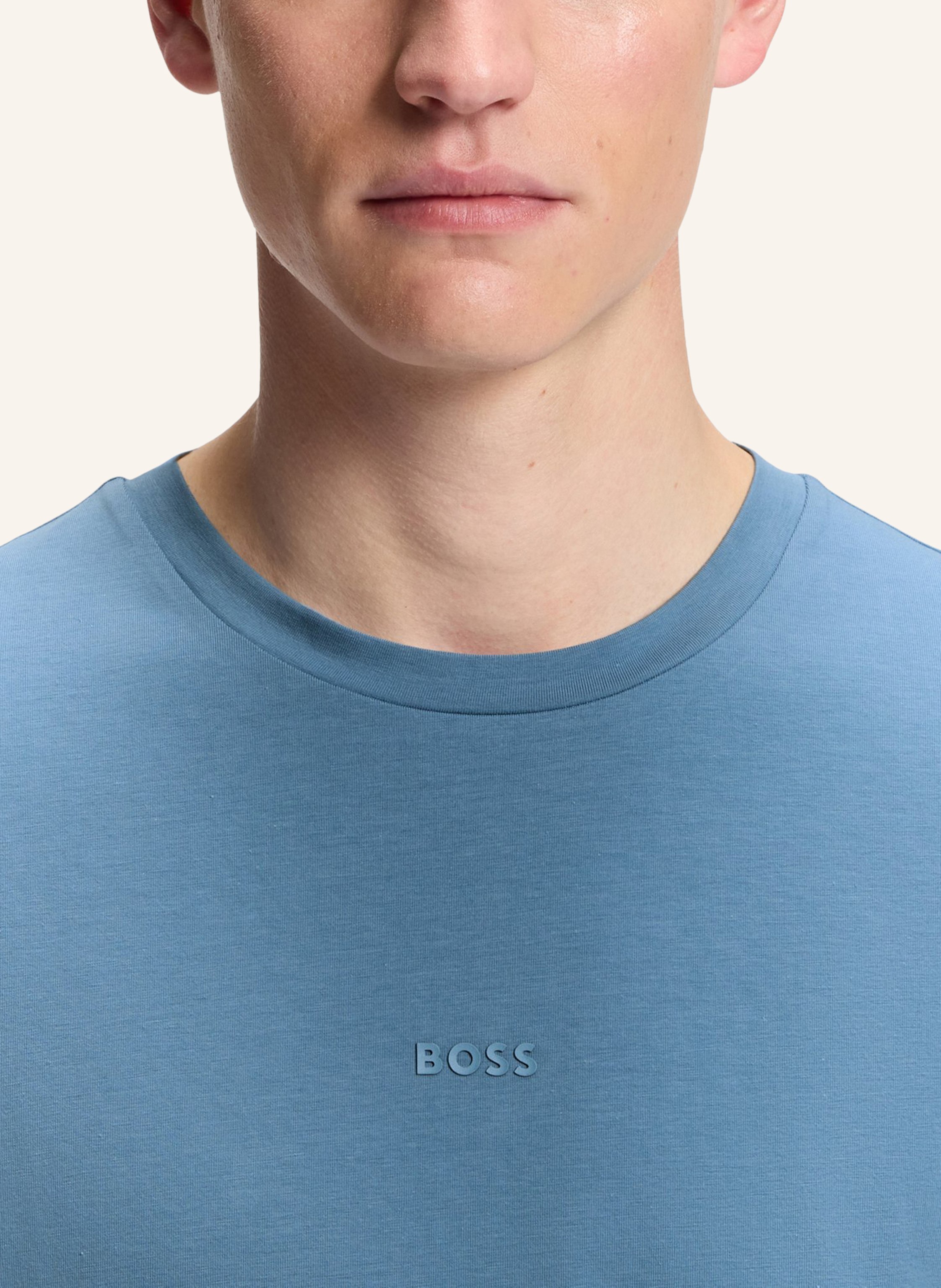 Thumbnail - Boss T-Shirt Tchup_Z Relaxed Fit blau