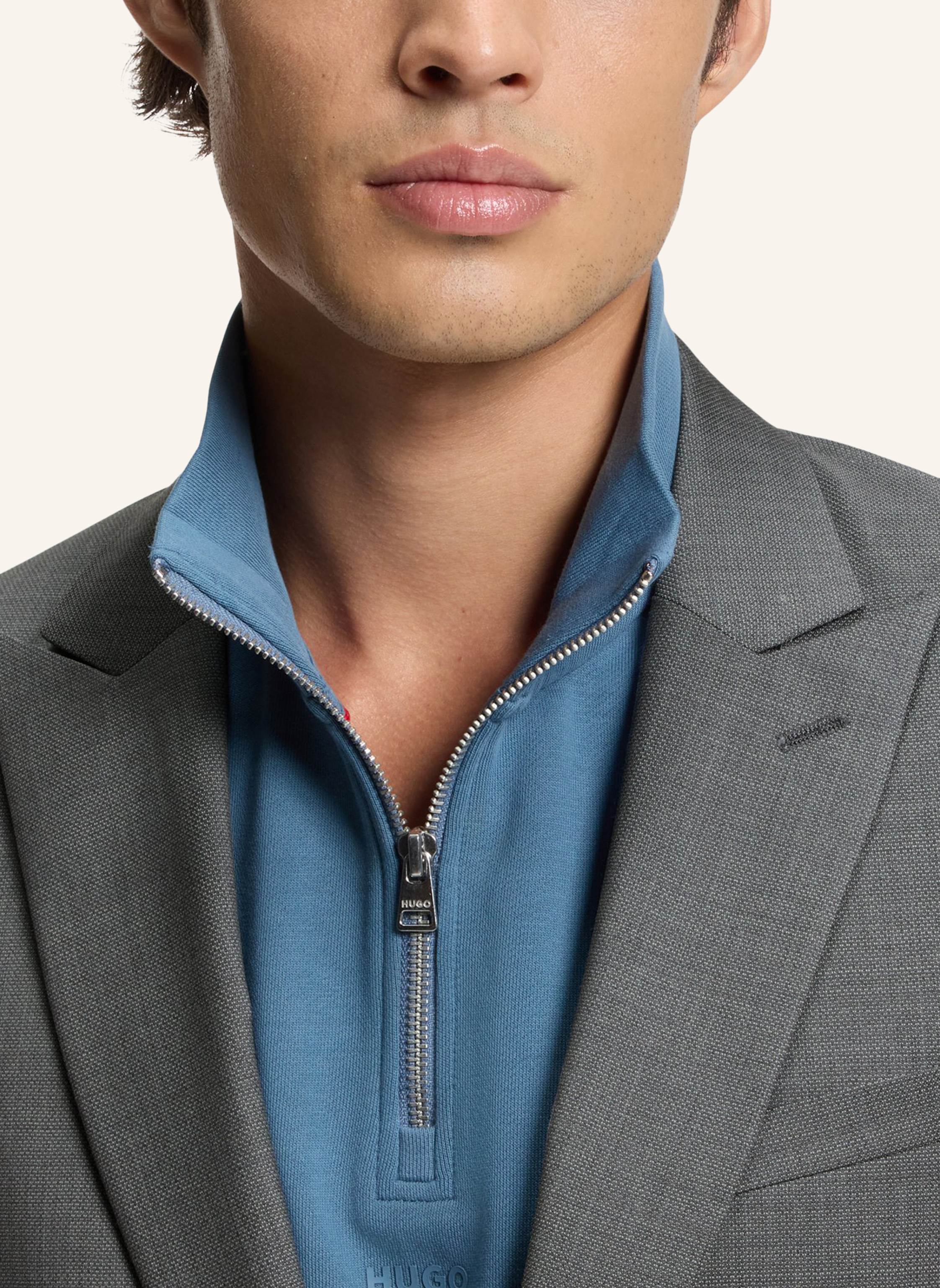 Thumbnail - Hugo Blazer arti261x Extra-Slim Fit grau