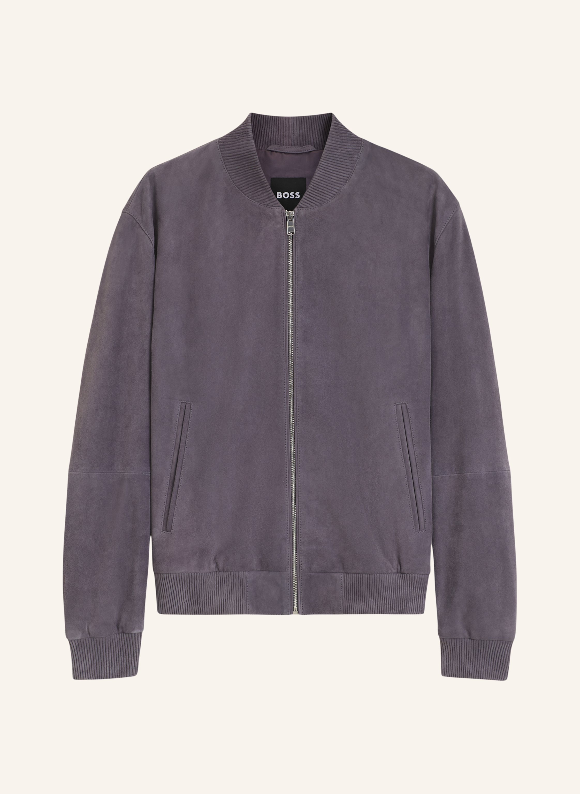 Boss Lederblouson Muller lila