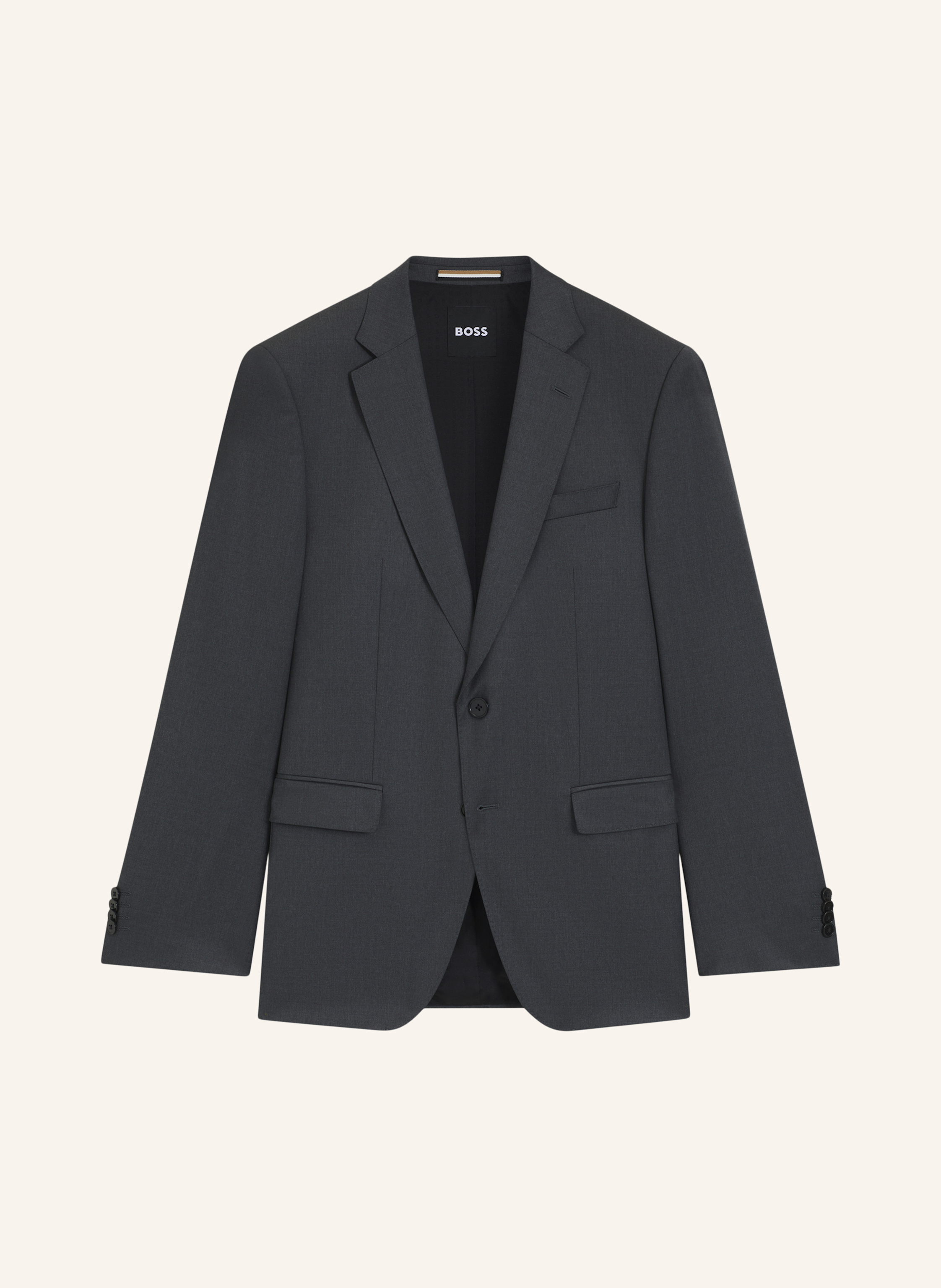 Boss Boss Anzugsakko Huge Slim Fit grau in DUNKELGRAU