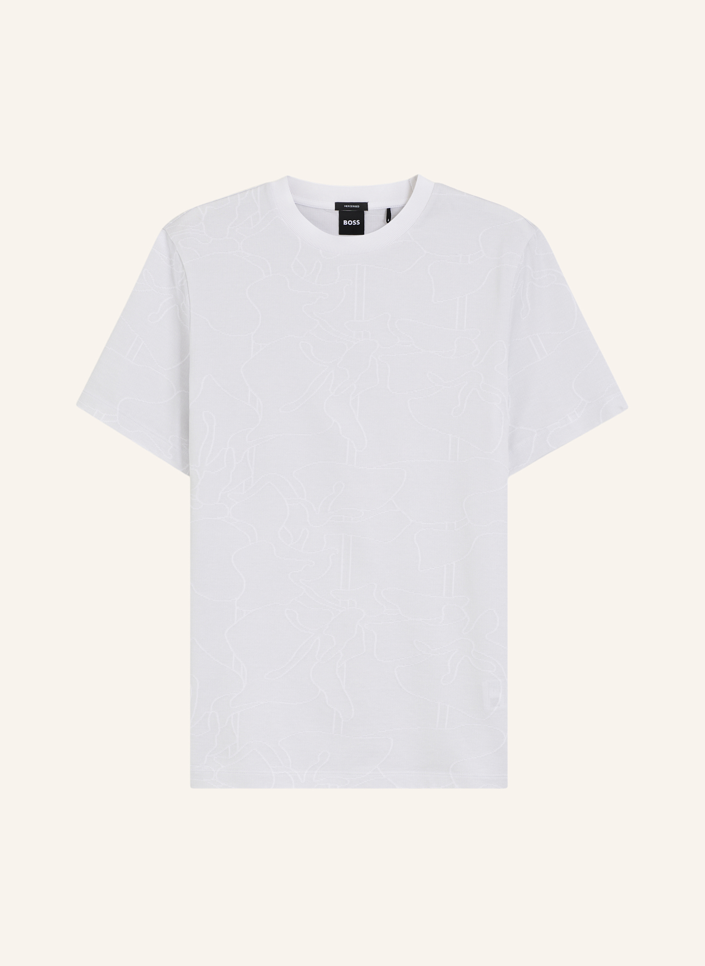 Boss T-Shirt H-Thompson 233 Regular Fit weiss