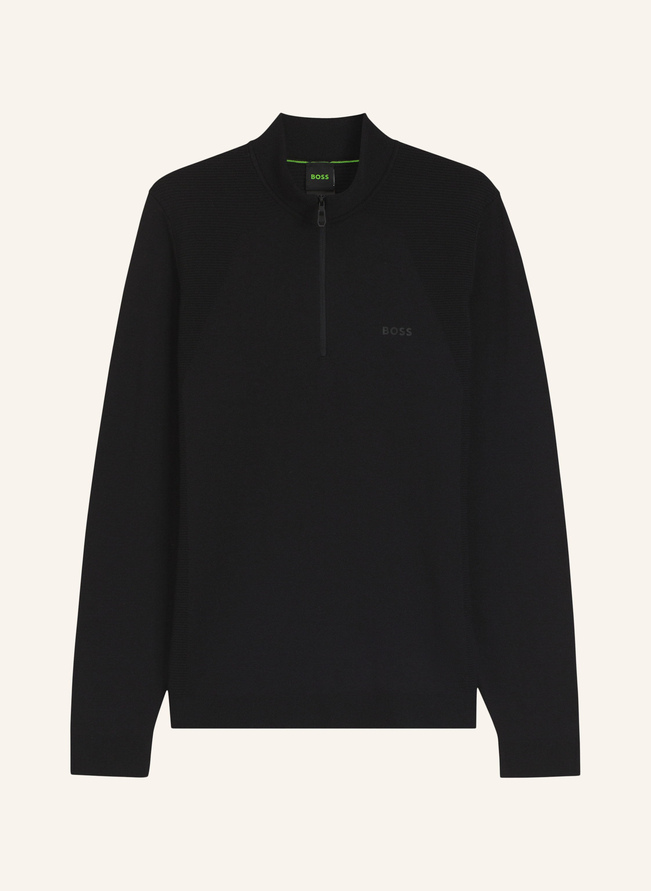 Boss Pullover Kn_Momentum-Lite Mz Regular Fit schwarz