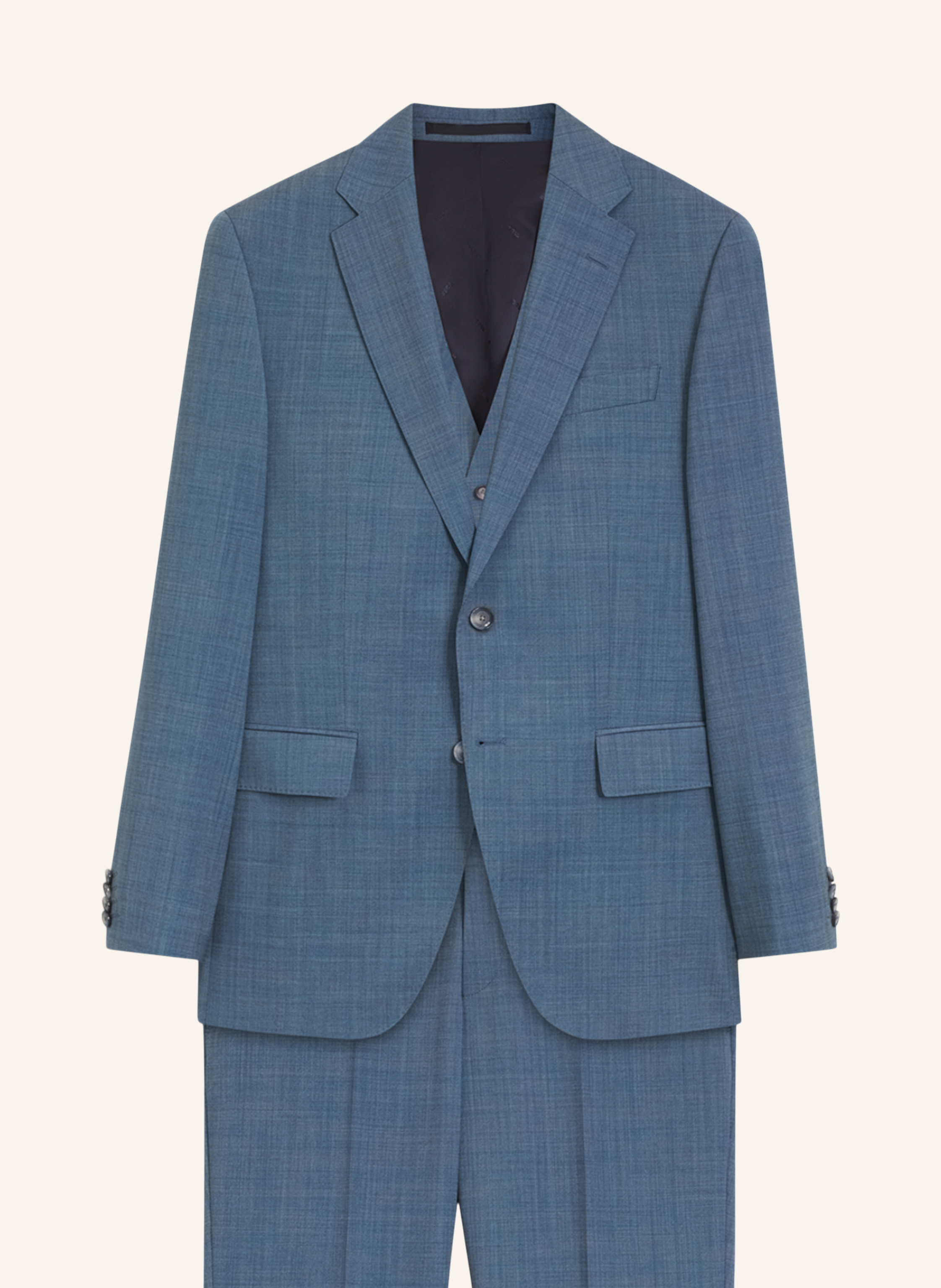Boss Boss Business Anzug H-Jeckson-3pcs-263 Regular Fit blau in HELLBLAU