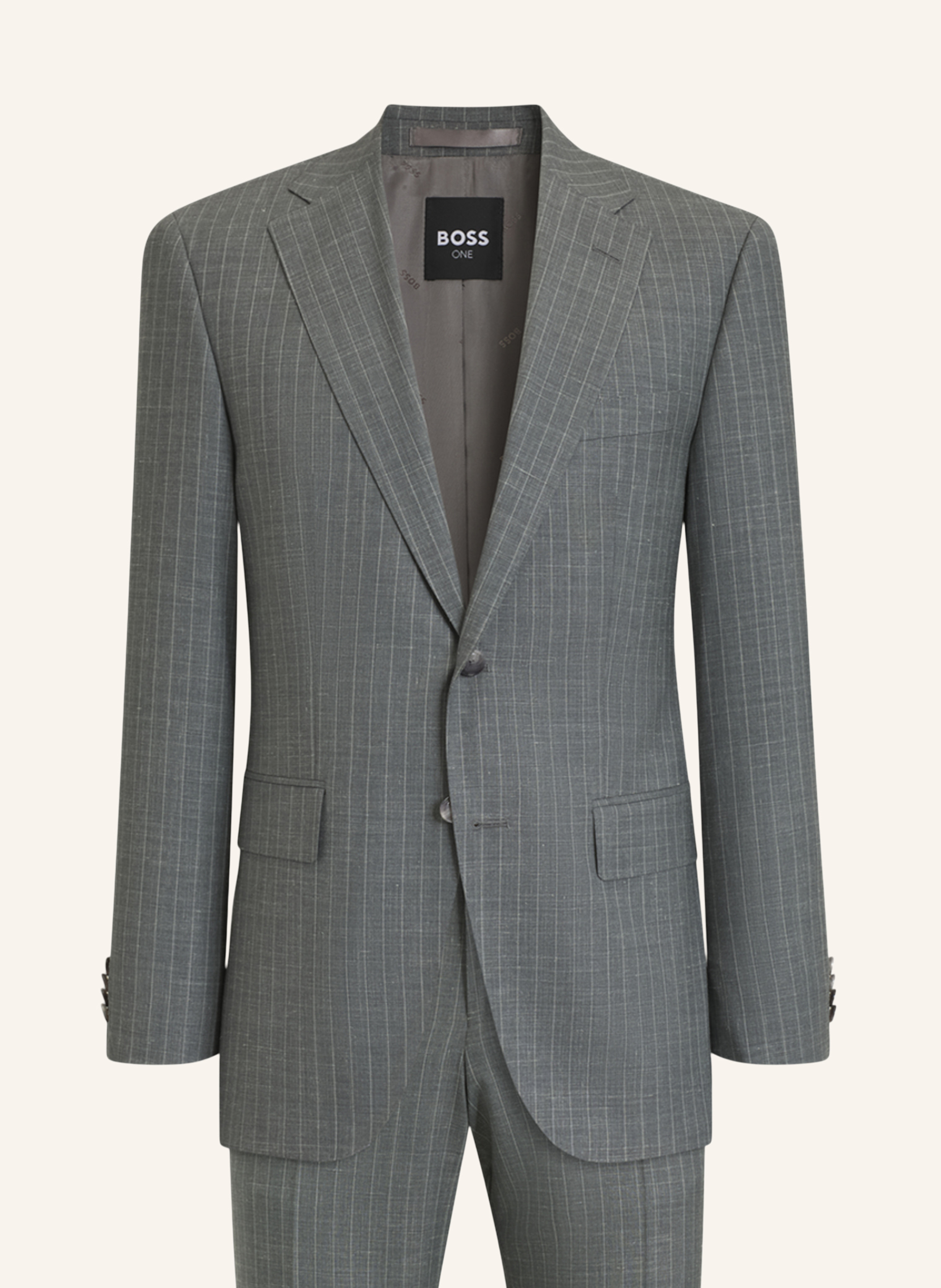 Boss Anzug H-Jeckson-2Pcsb1-263 Regular Fit grau