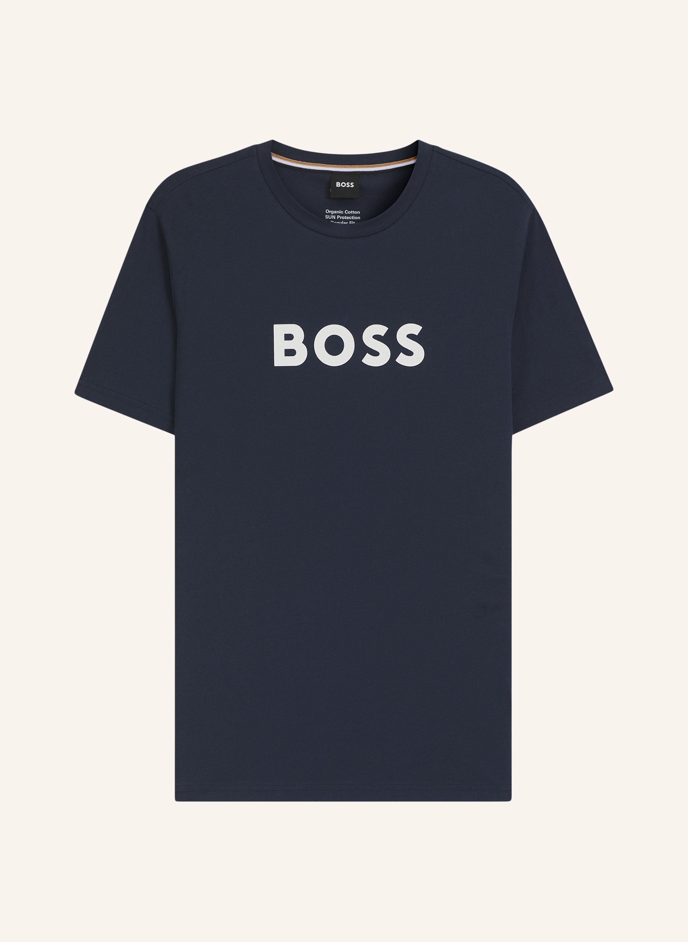Boss Beach Tops T-Shirt Rn Regular Fit blau
