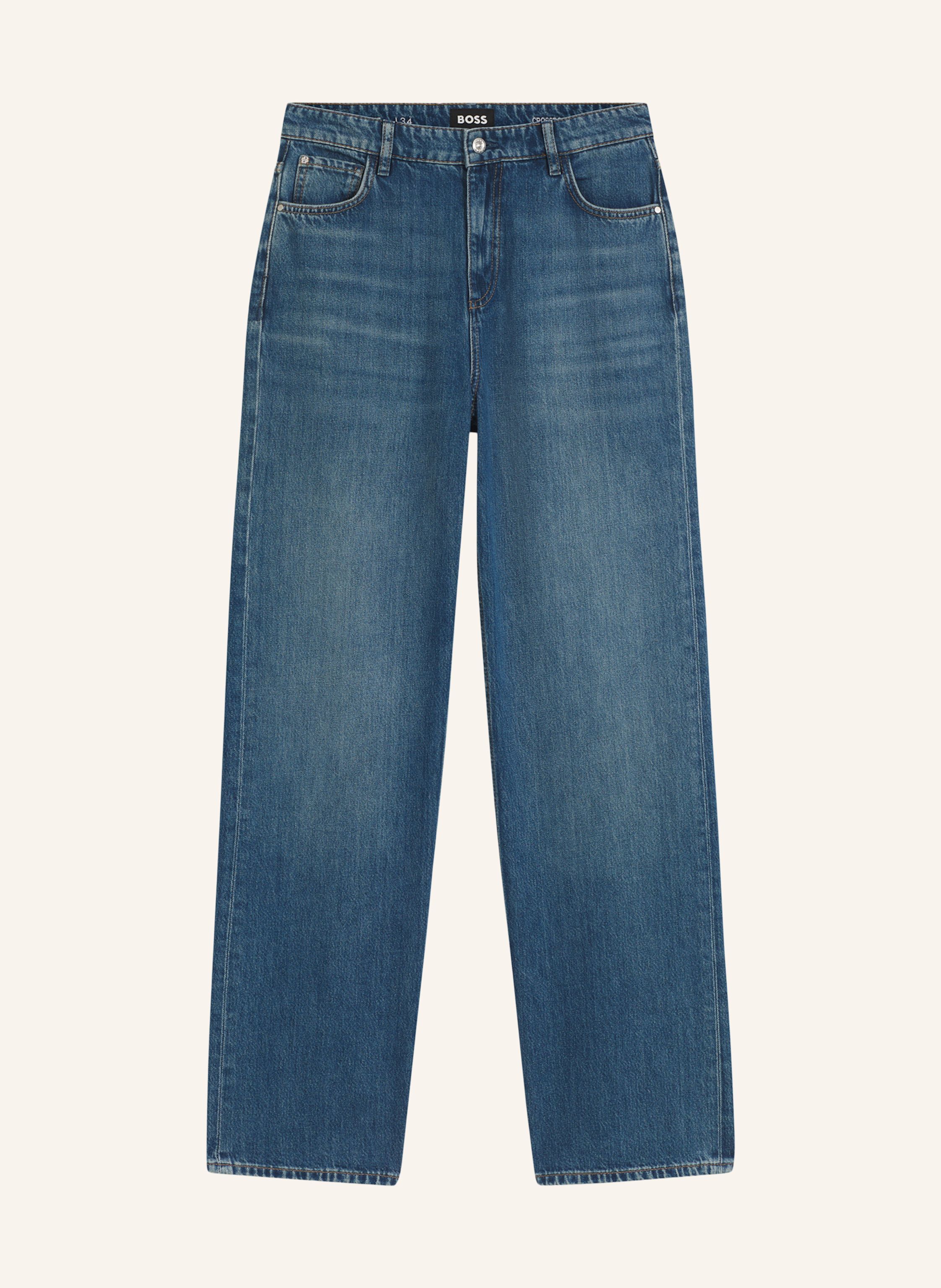 Boss Jeans Crossroad-Bf 3.0 Boyfriend Fit blau
