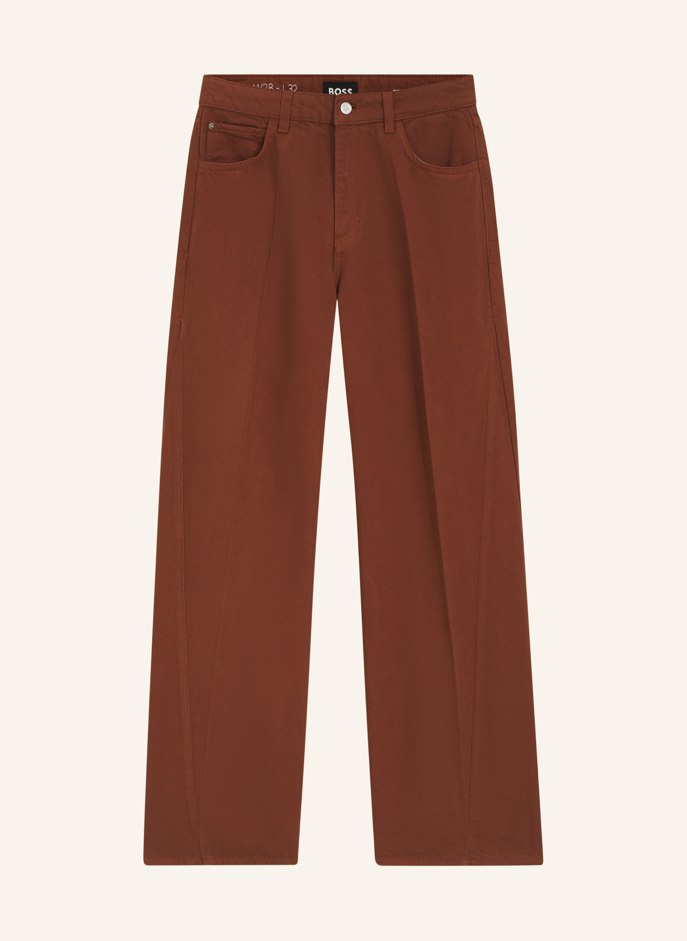 Boss Jeans Crossroad Relaxed Fit braun