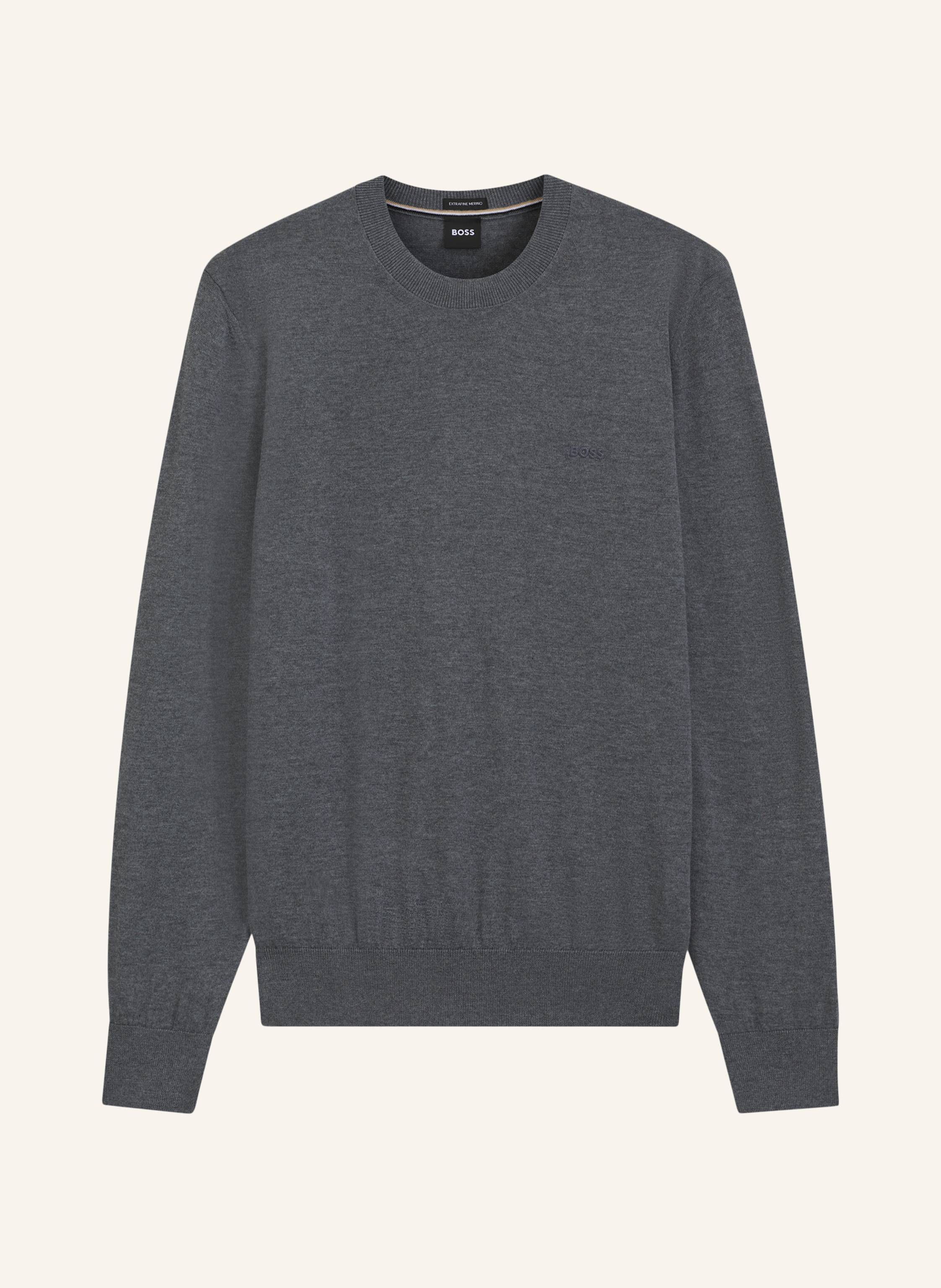 Boss Pullover H-Leno-L Regular Fit grau