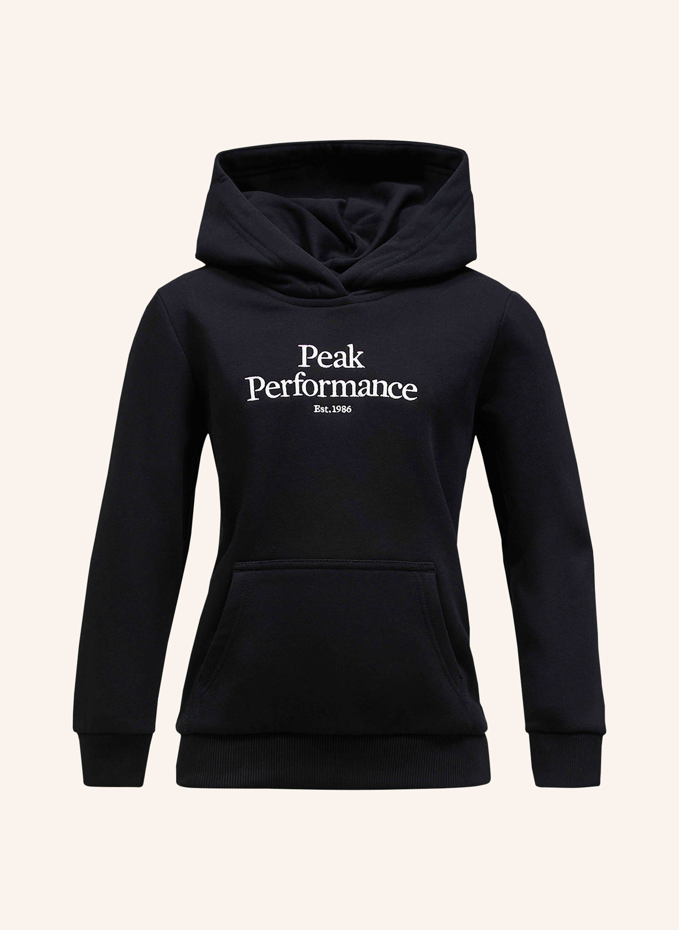 Peak Performance Jr Original Hood Kapuzensweatshirt schwarz