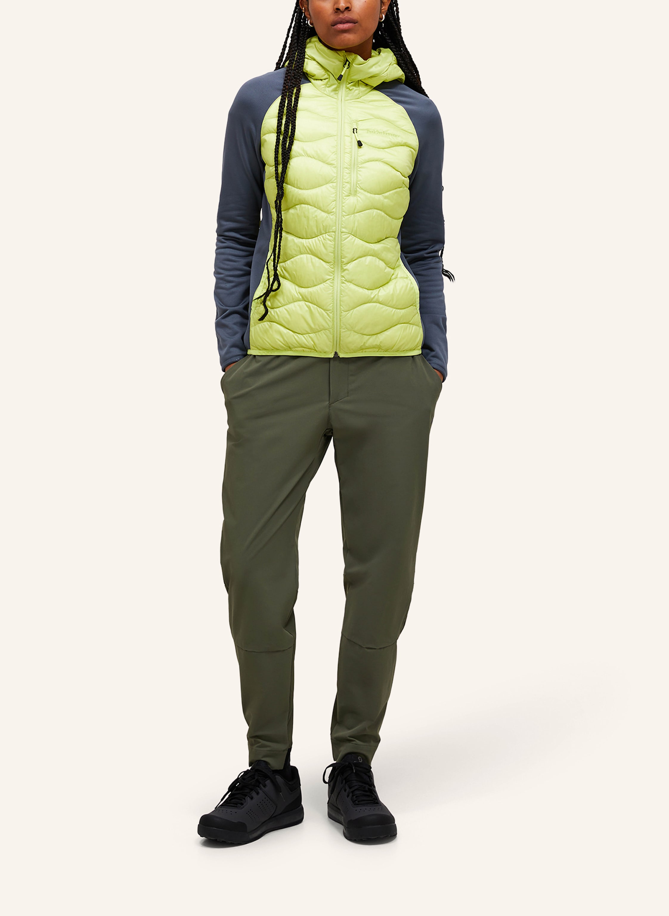 Thumbnail - Peak Performance Hybrid-Daunenjacke Helium gruen