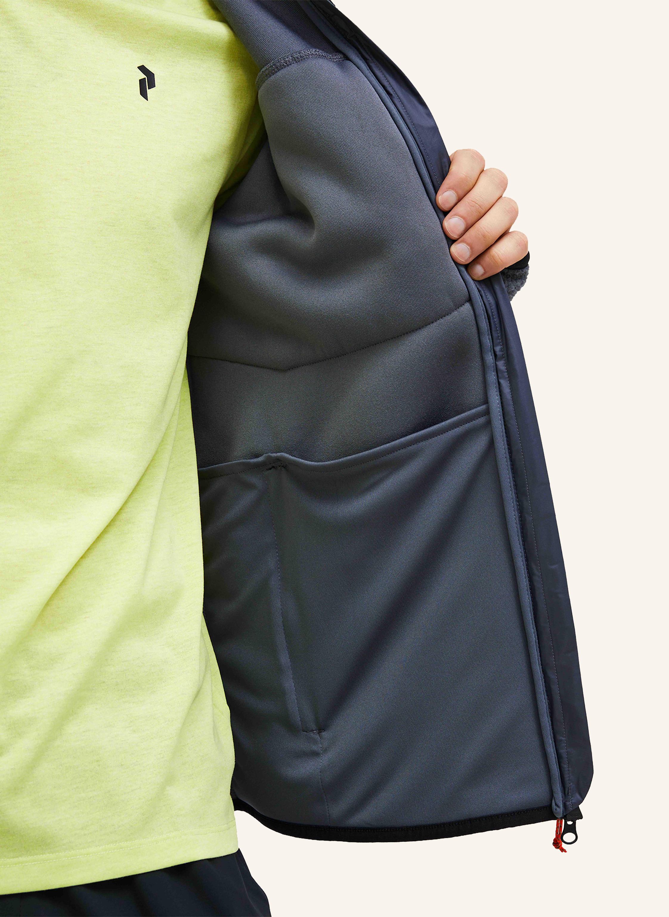 Thumbnail - Peak Performance Fleecejacke Pile grau