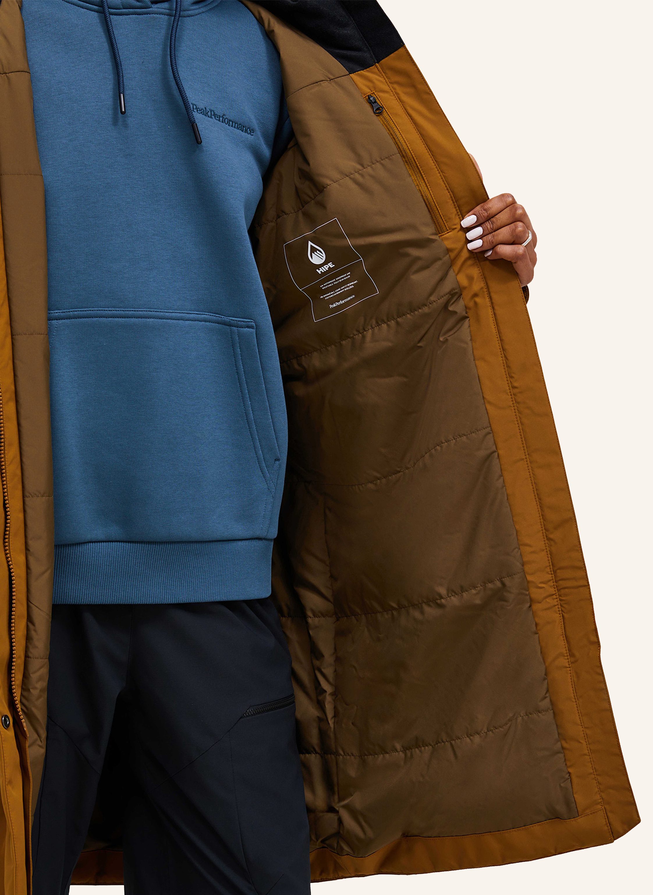 Thumbnail - Peak Performance Parka Treeline Hipe® gruen