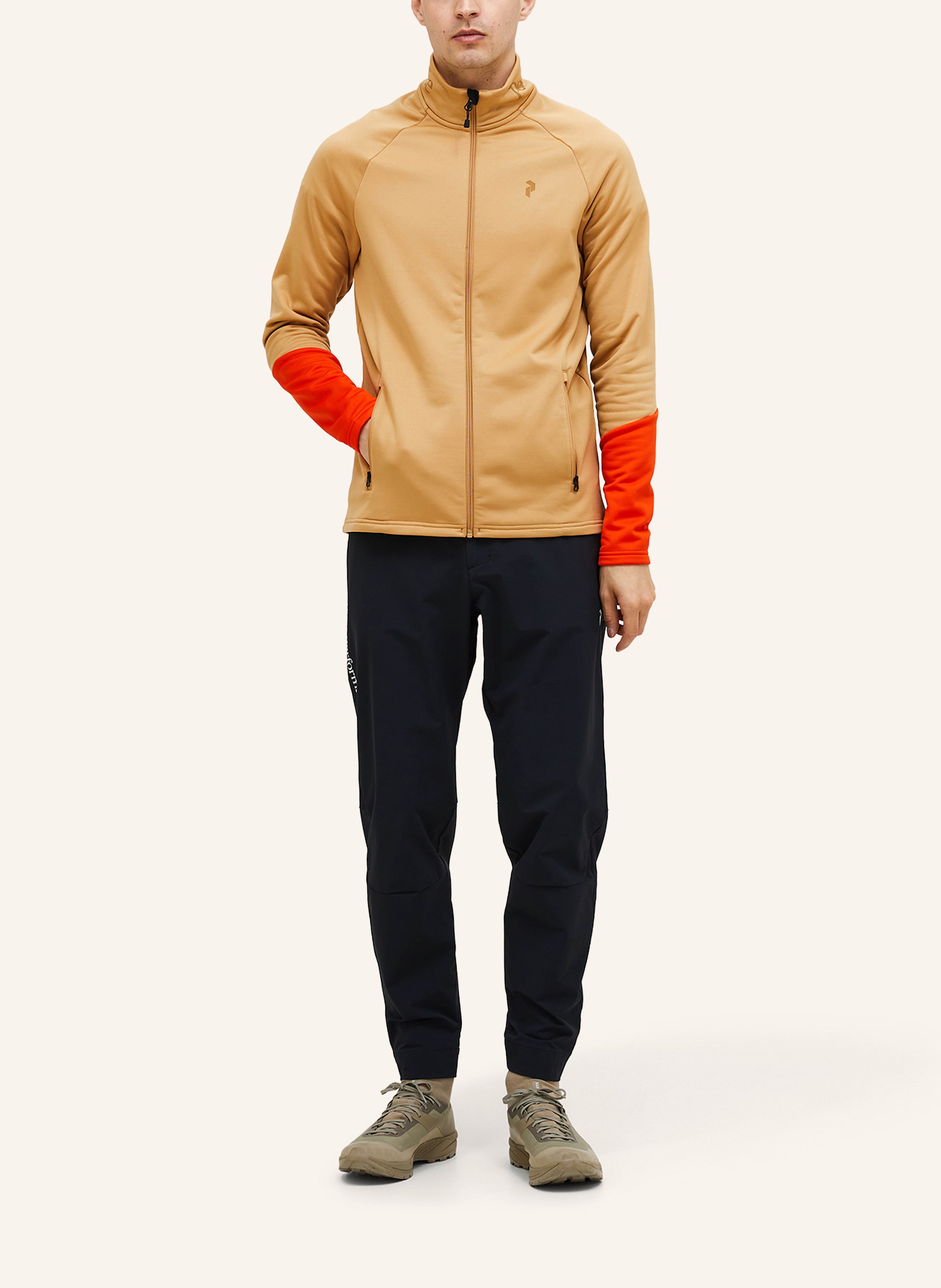 Thumbnail - Peak Performance Midlayer-Jacke Rider braun