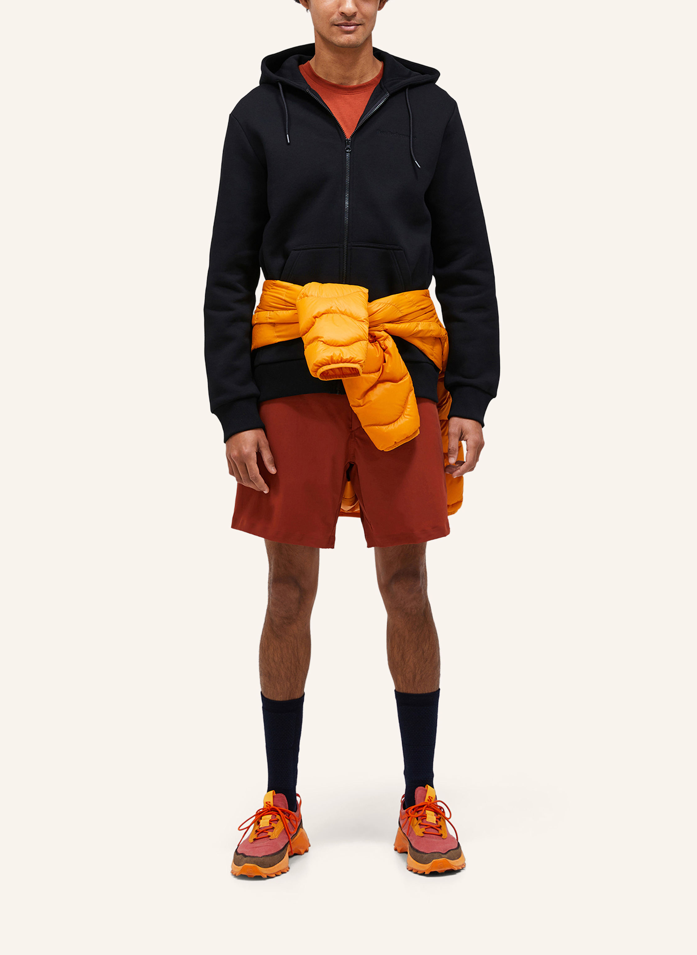 Thumbnail - Peak Performance Kapuzensweatshirt schwarz