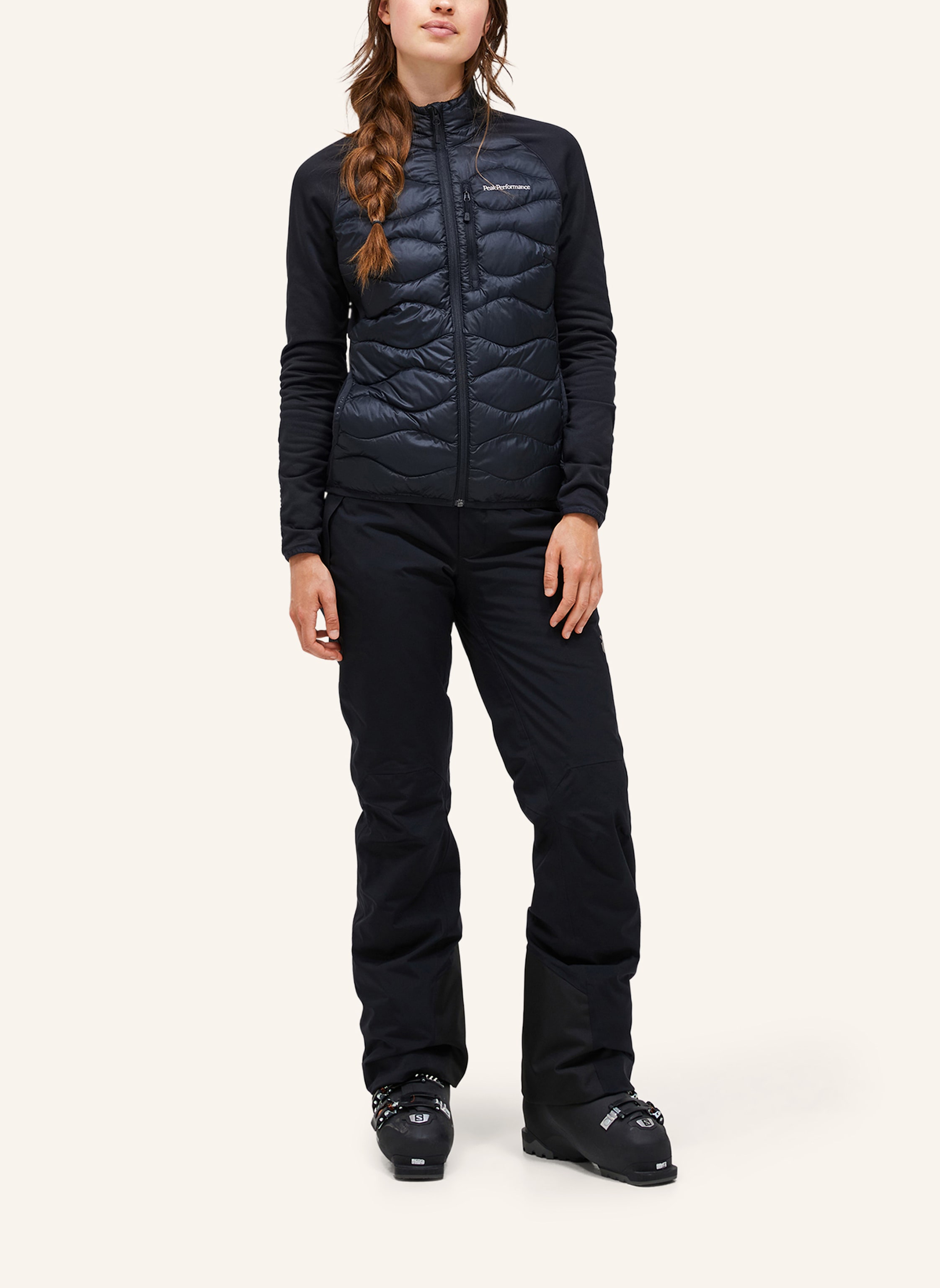 Thumbnail - Peak Performance Midlayer-Jacke Helium schwarz