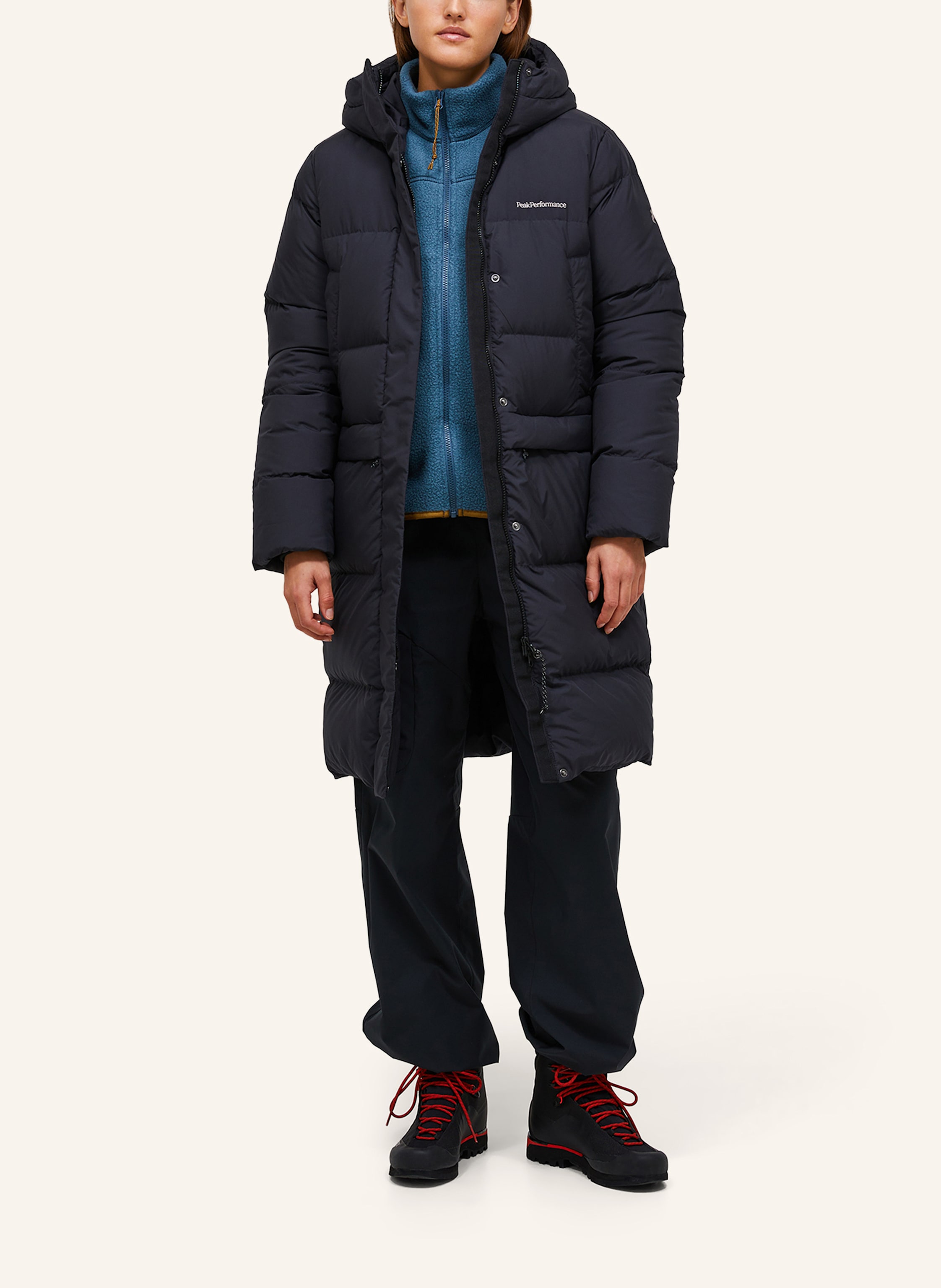 Thumbnail - Peak Performance Daunenmantel Quiver schwarz